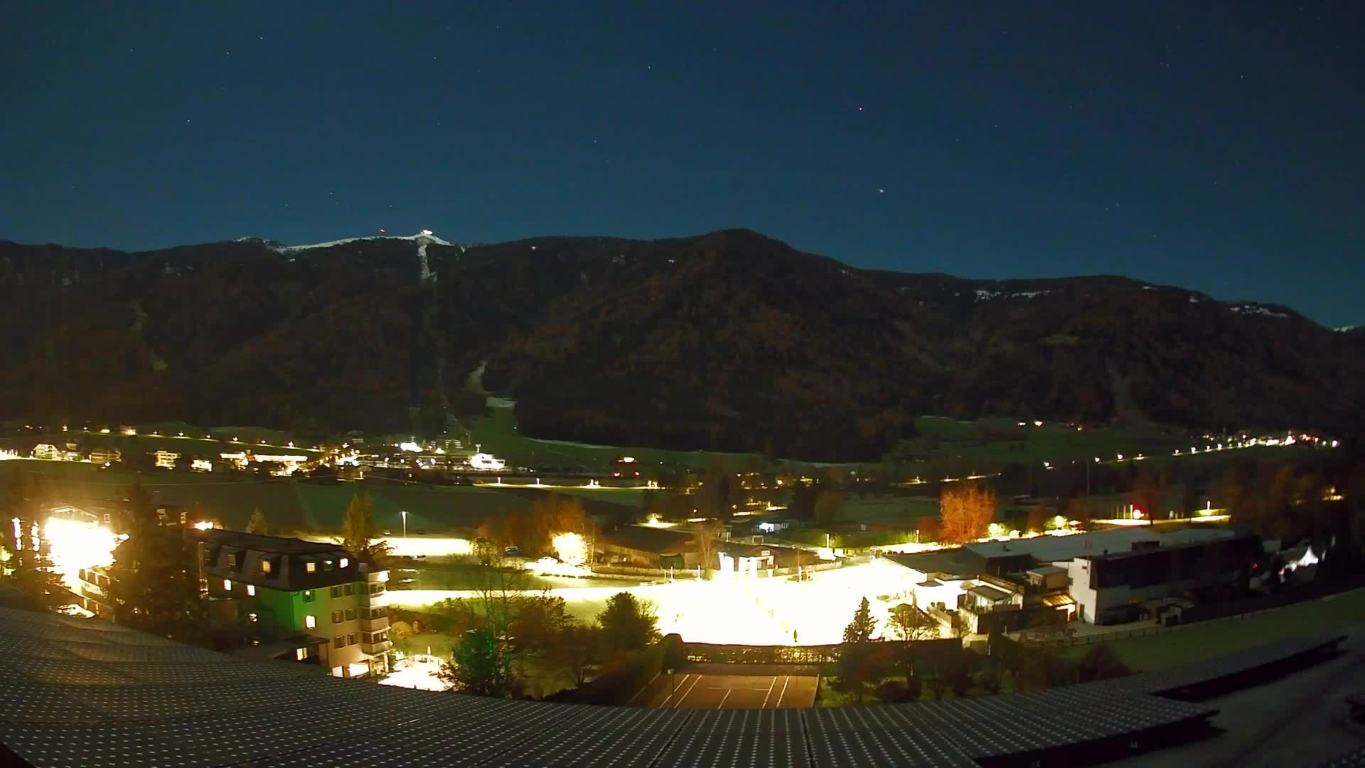 Web kamera Riscone | Hotel Olympia | Pogled na Kronplatz
