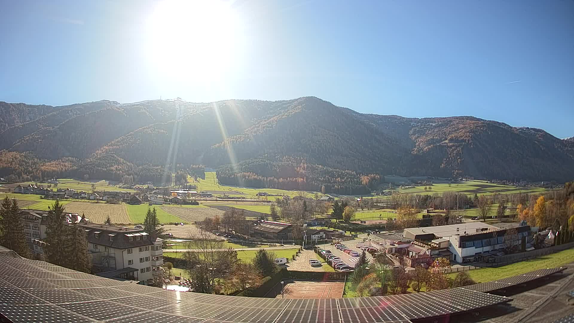 Spletna kamera Riscone | Hotel Olympia | Pogled na Kronplatz