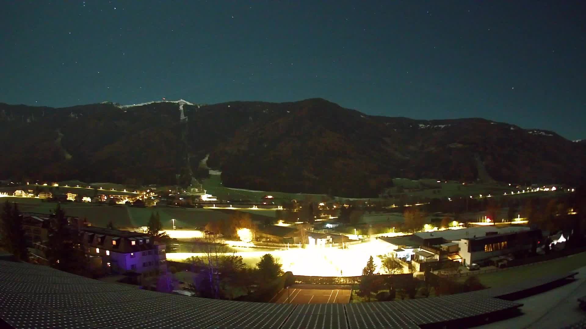 Web kamera Riscone | Hotel Olympia | Pogled na Kronplatz