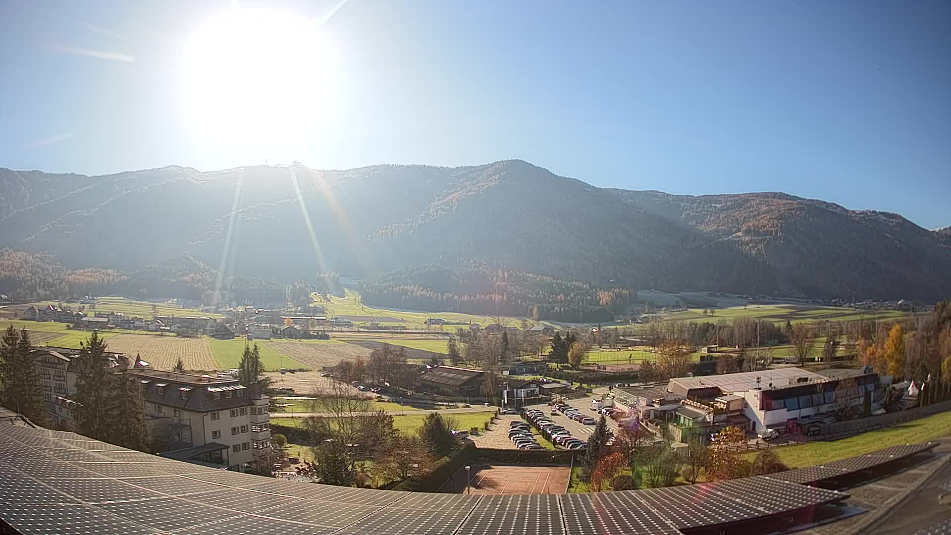 Spletna kamera Riscone | Hotel Olympia | Pogled na Kronplatz