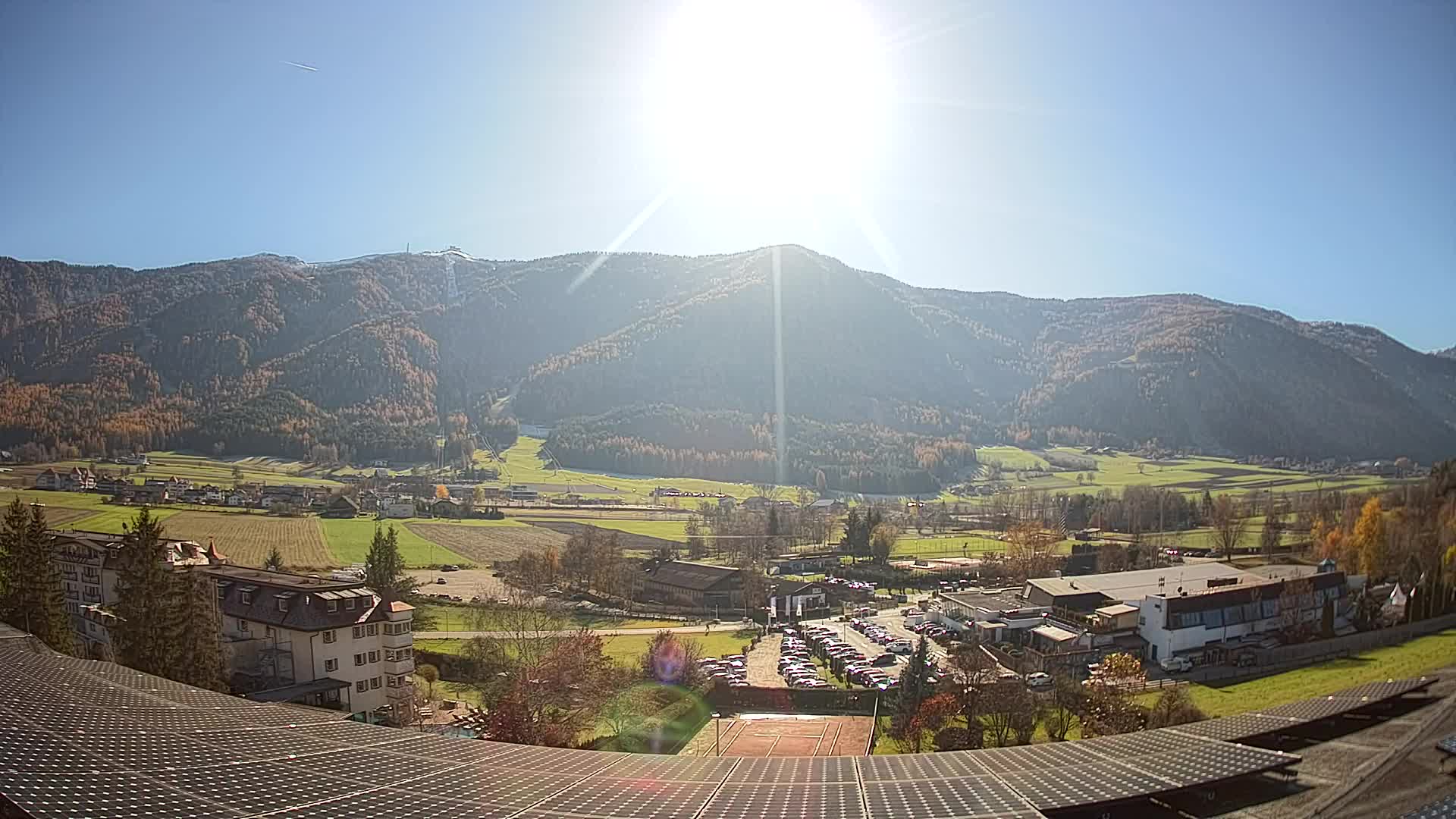 Spletna kamera Riscone | Hotel Olympia | Pogled na Kronplatz