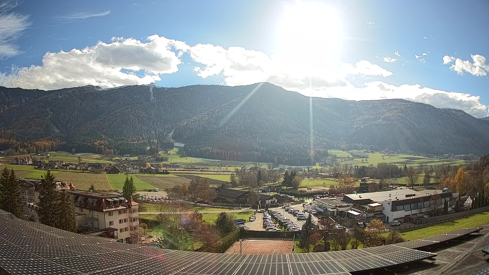 Spletna kamera Riscone | Hotel Olympia | Pogled na Kronplatz