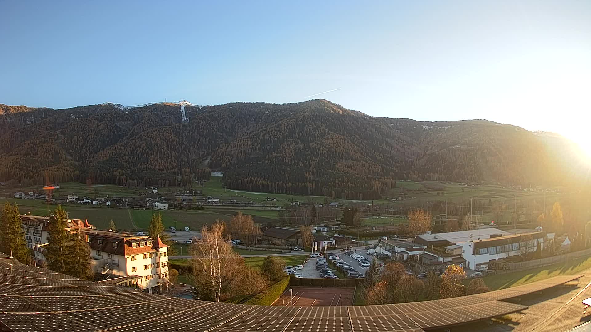 Spletna kamera Riscone | Hotel Olympia | Pogled na Kronplatz