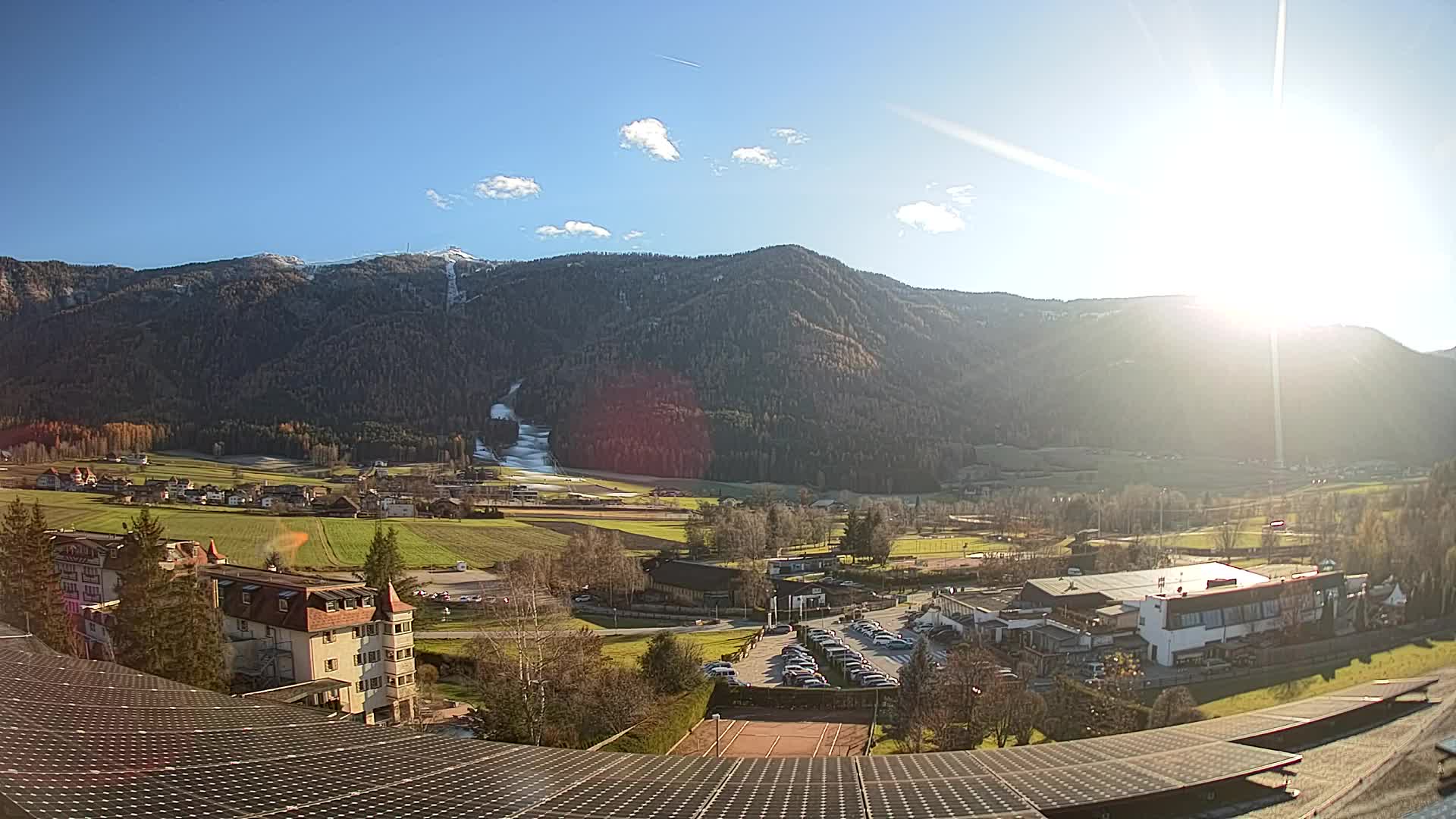 Webcam Riscone | Hotel Olympia | Vista su Plan de Corones