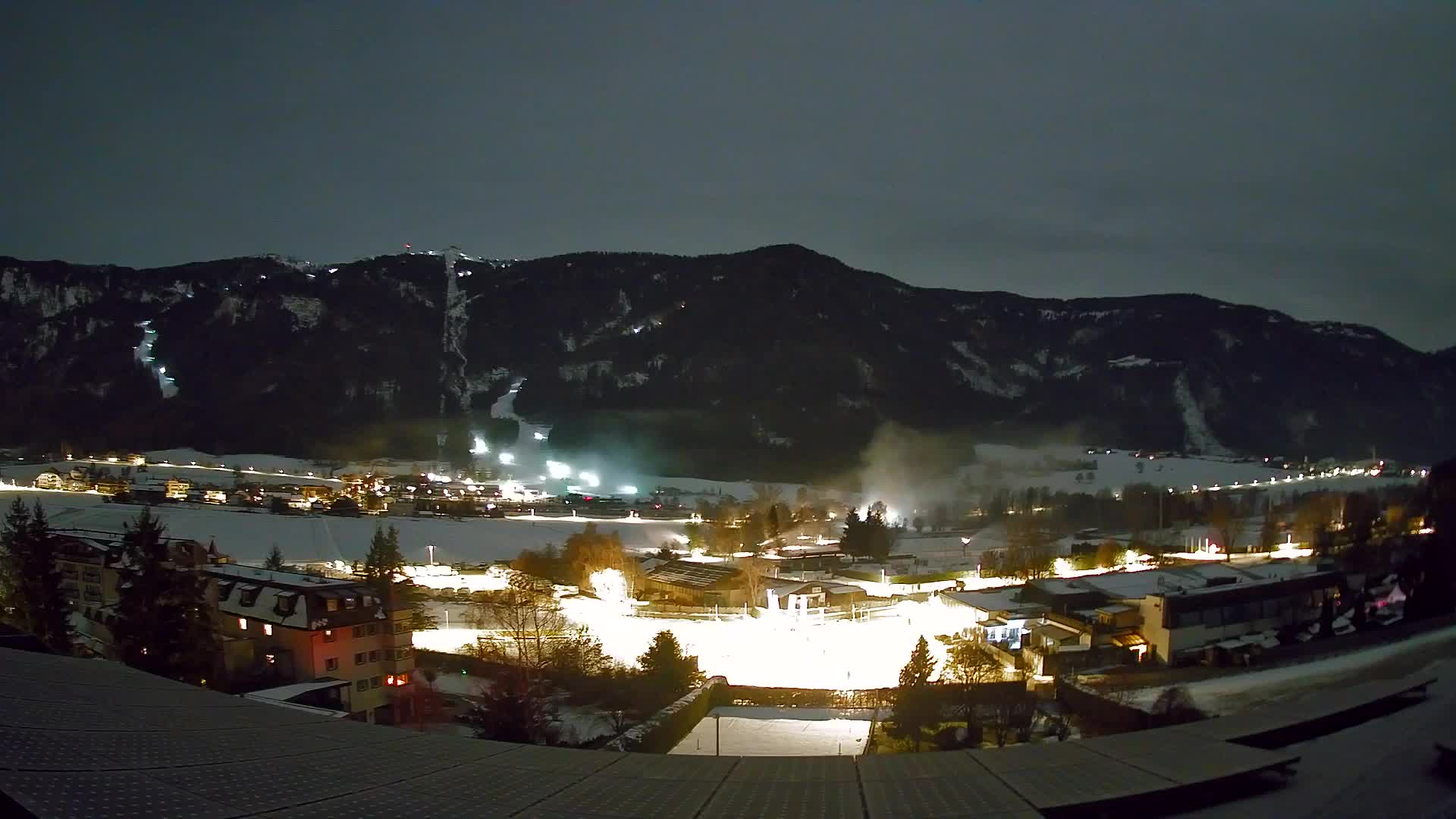 Spletna kamera Riscone | Hotel Olympia | Pogled na Kronplatz