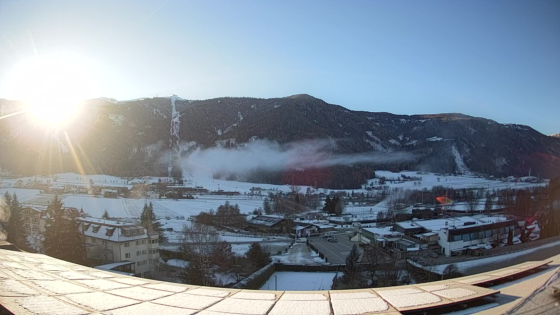 Spletna kamera Riscone | Hotel Olympia | Pogled na Kronplatz