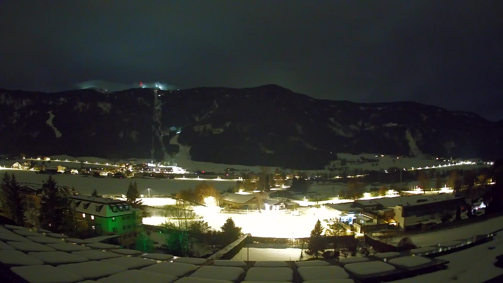 Web kamera Riscone | Hotel Olympia | Pogled na Kronplatz