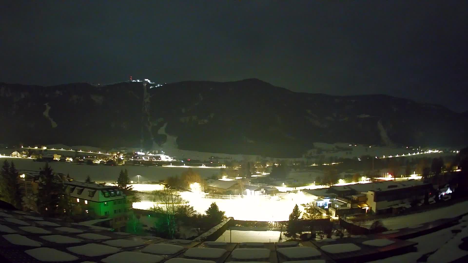 Web kamera Riscone | Hotel Olympia | Pogled na Kronplatz