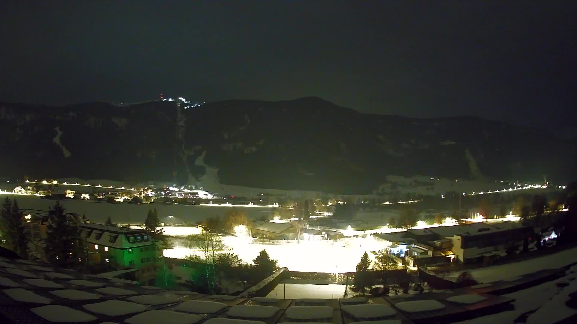 Web kamera Riscone | Hotel Olympia | Pogled na Kronplatz