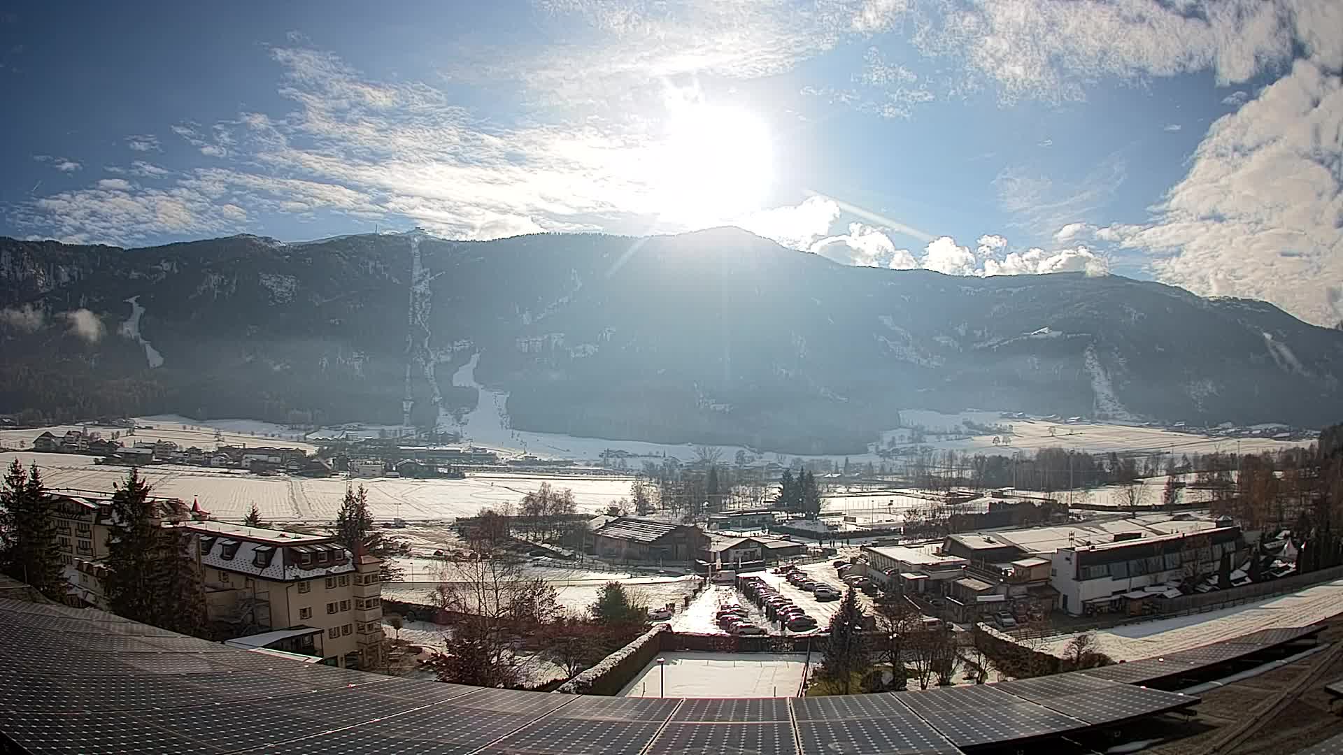 Spletna kamera Riscone | Hotel Olympia | Pogled na Kronplatz