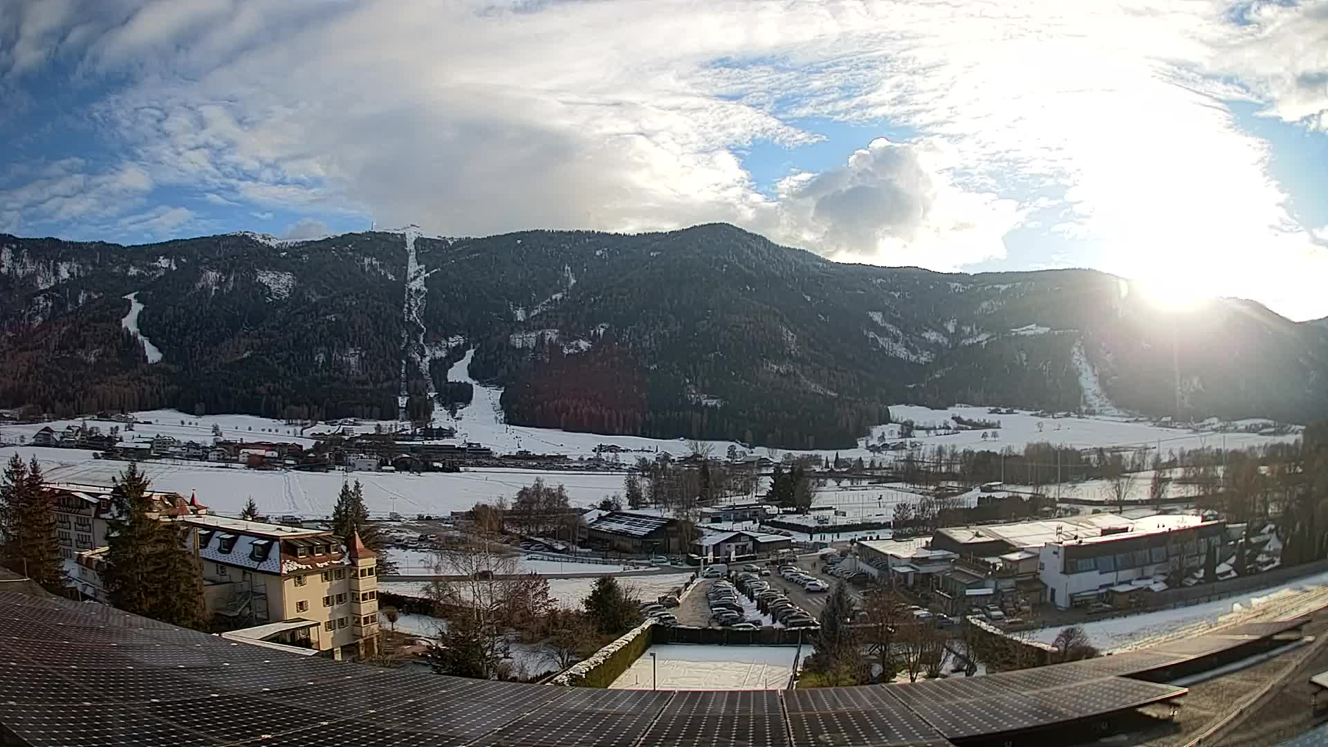 Webcam Riscone | Hotel Olympia | Vista su Plan de Corones