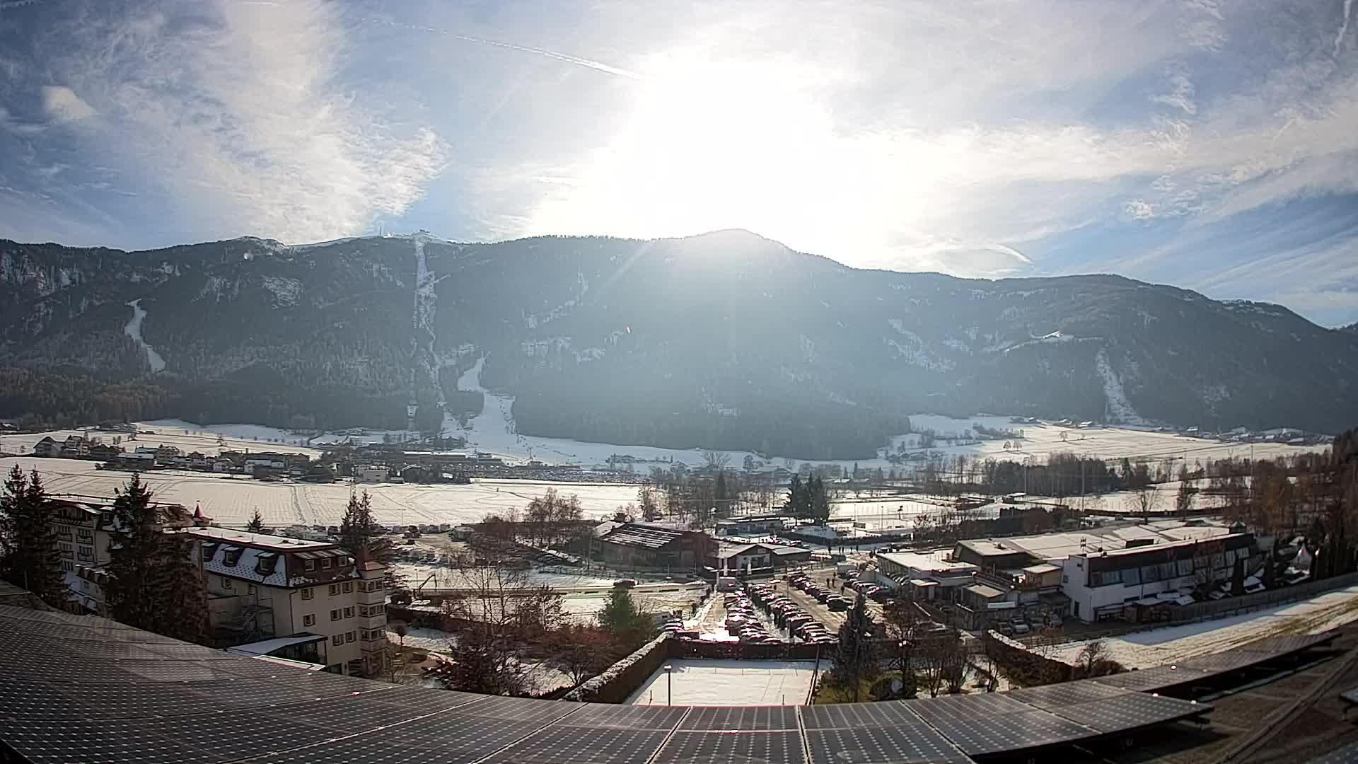 Spletna kamera Riscone | Hotel Olympia | Pogled na Kronplatz