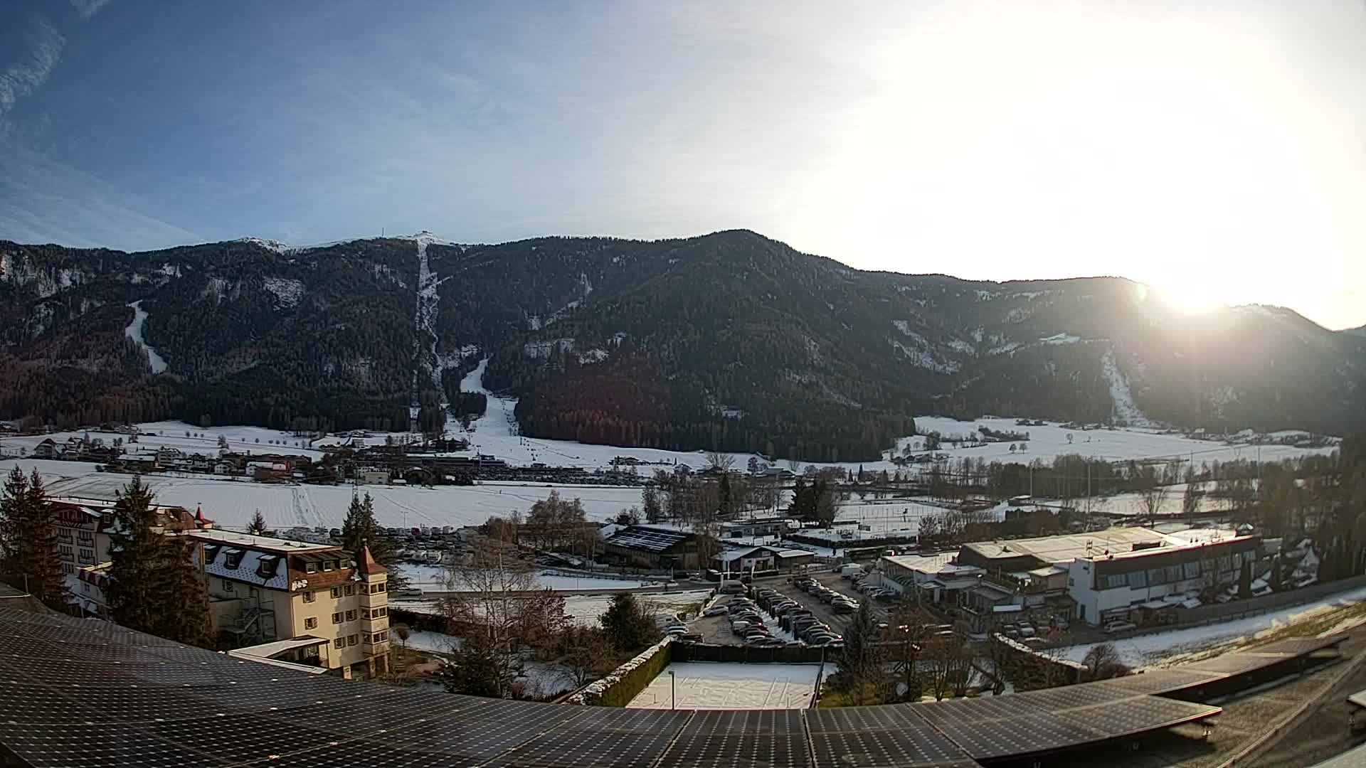 Spletna kamera Riscone | Hotel Olympia | Pogled na Kronplatz