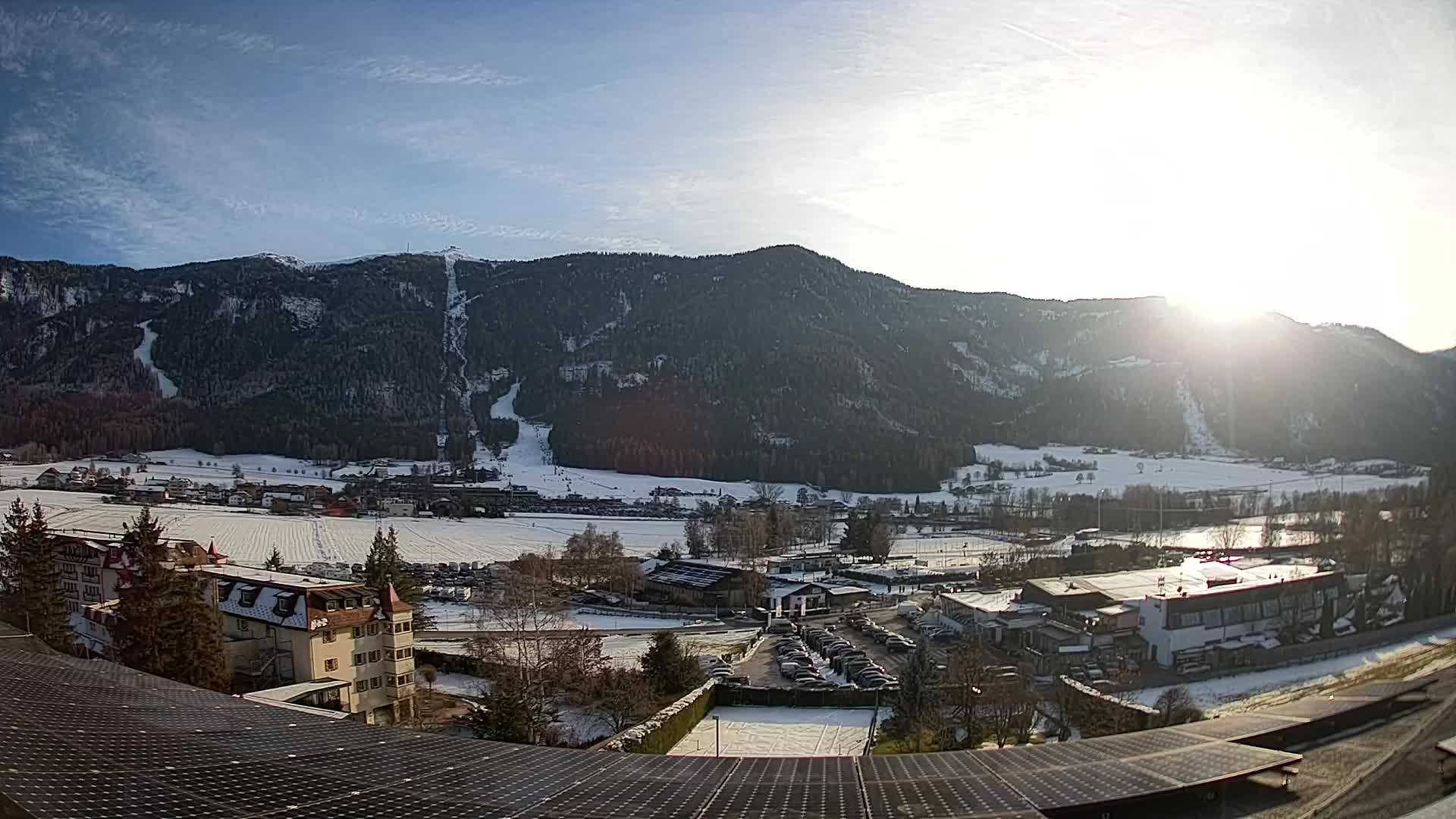 Spletna kamera Riscone | Hotel Olympia | Pogled na Kronplatz