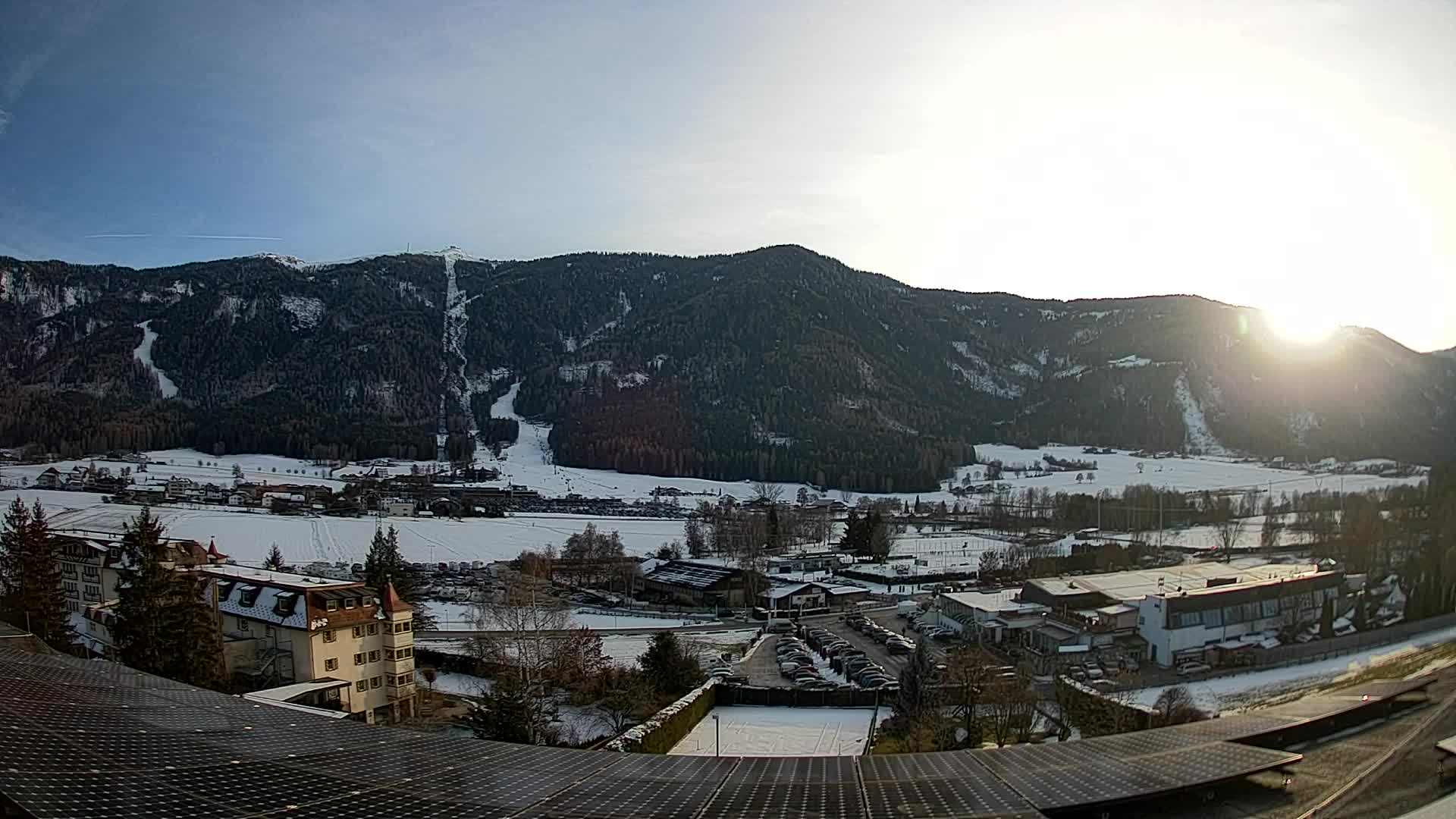 Spletna kamera Riscone | Hotel Olympia | Pogled na Kronplatz