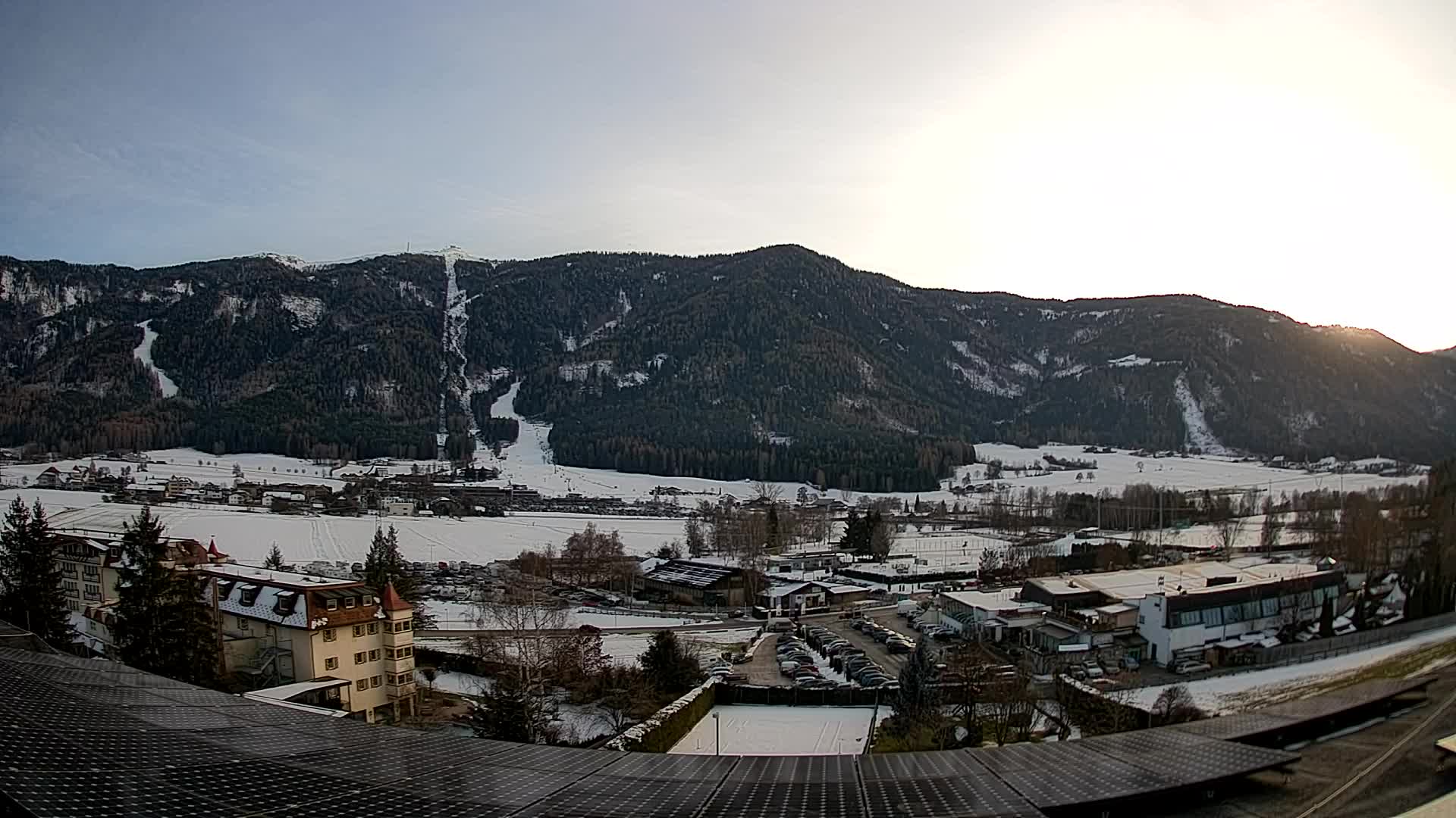 Spletna kamera Riscone | Hotel Olympia | Pogled na Kronplatz