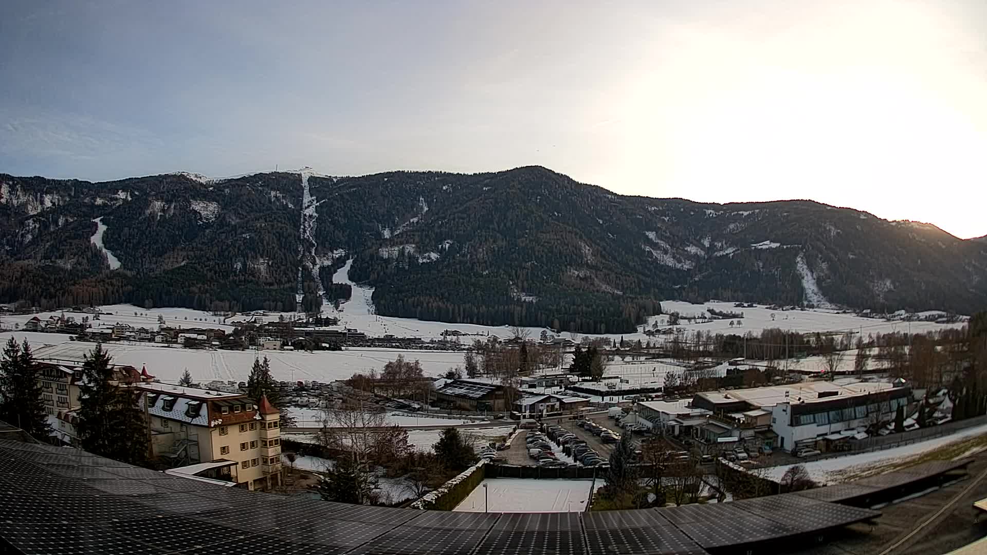 Spletna kamera Riscone | Hotel Olympia | Pogled na Kronplatz