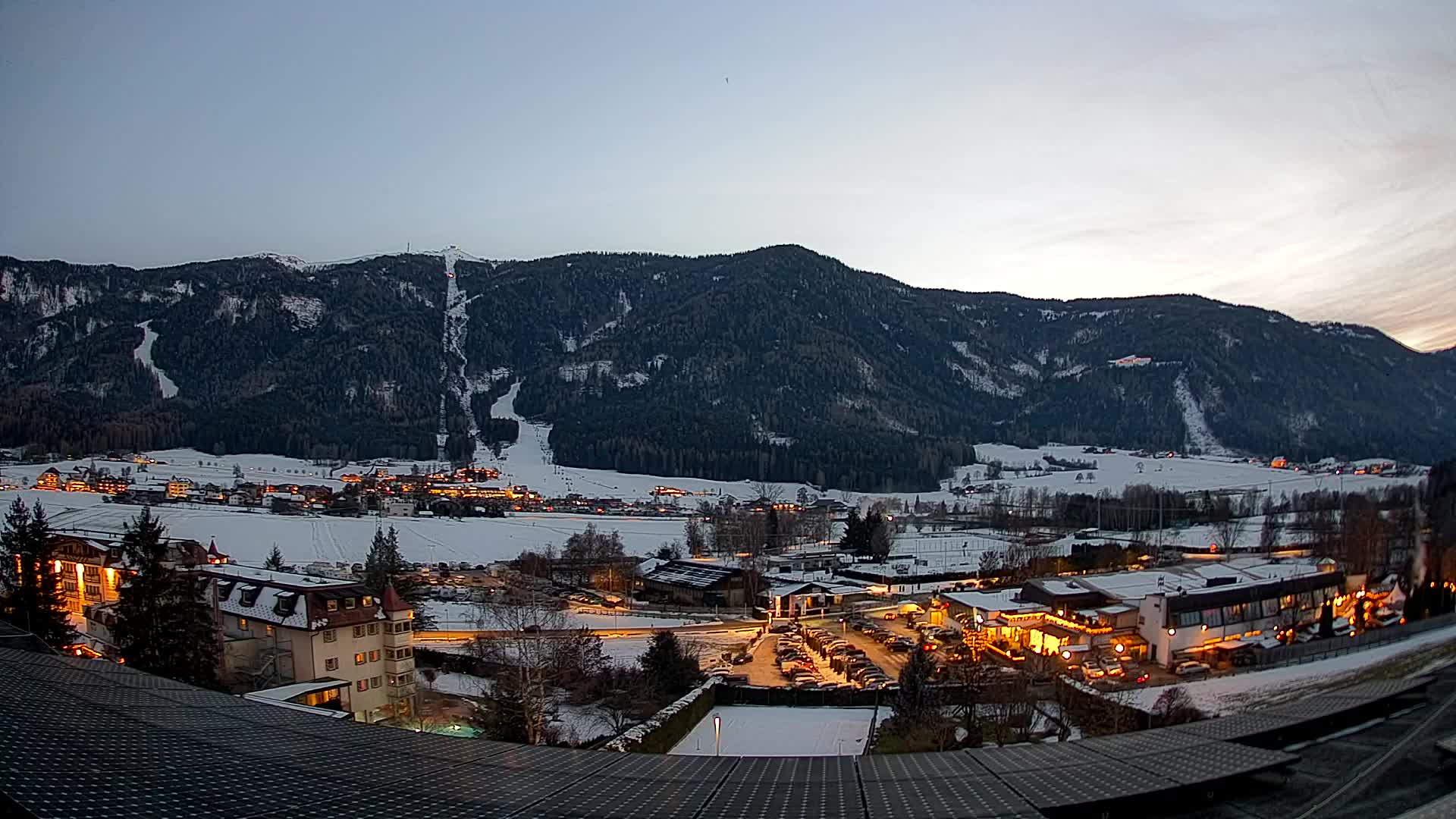 Spletna kamera Riscone | Hotel Olympia | Pogled na Kronplatz