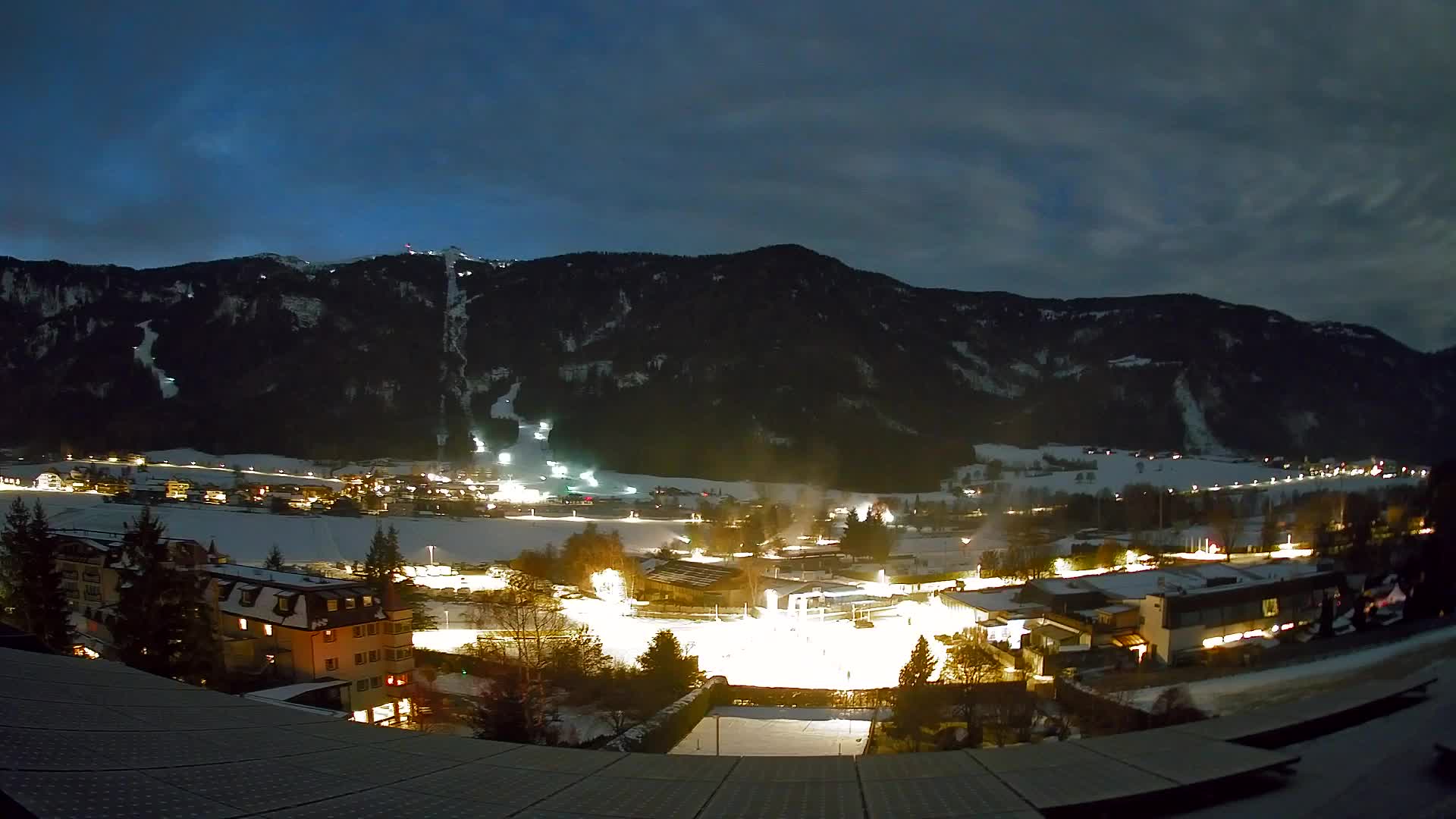 Spletna kamera Riscone | Hotel Olympia | Pogled na Kronplatz