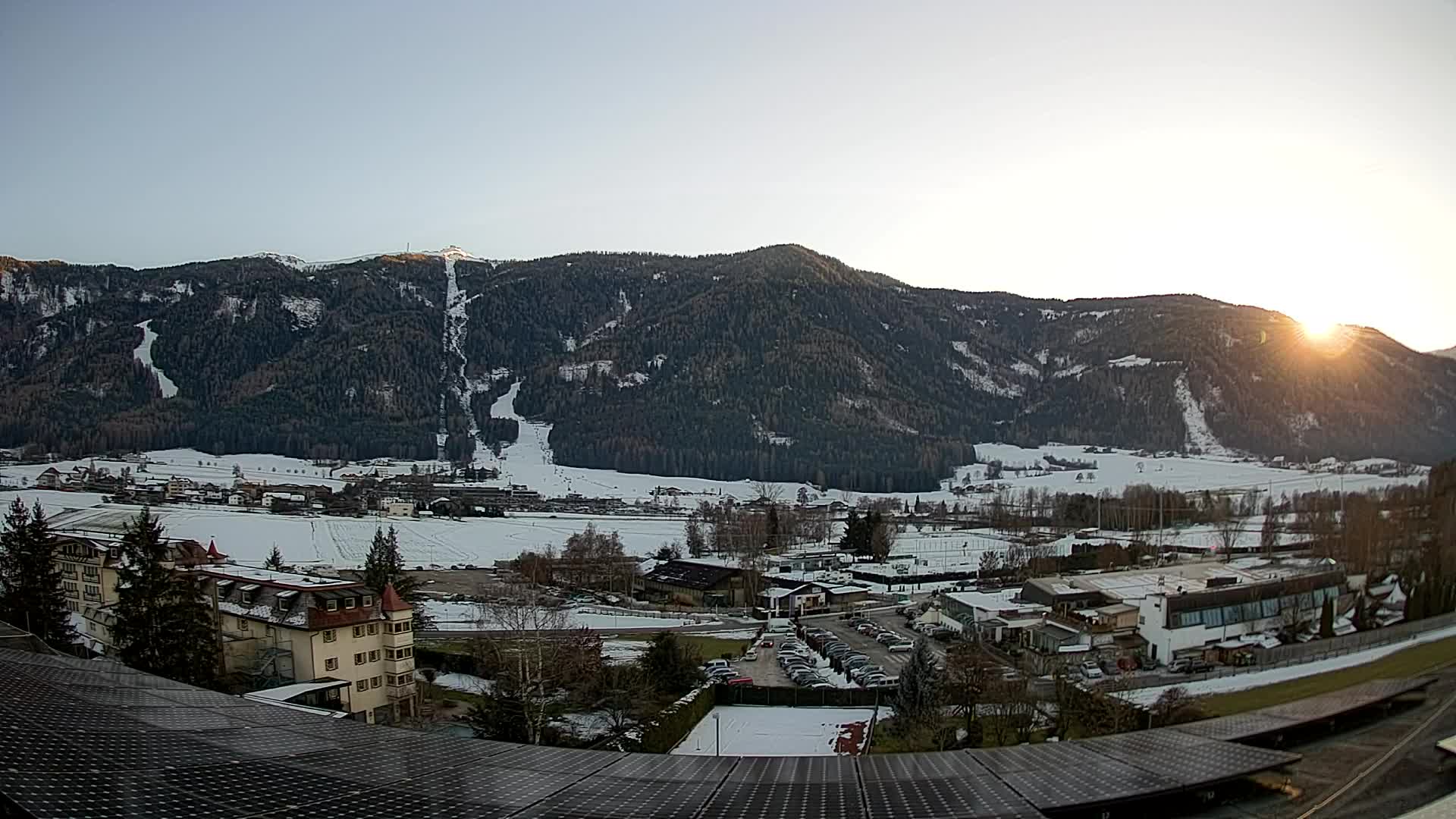 Spletna kamera Riscone | Hotel Olympia | Pogled na Kronplatz