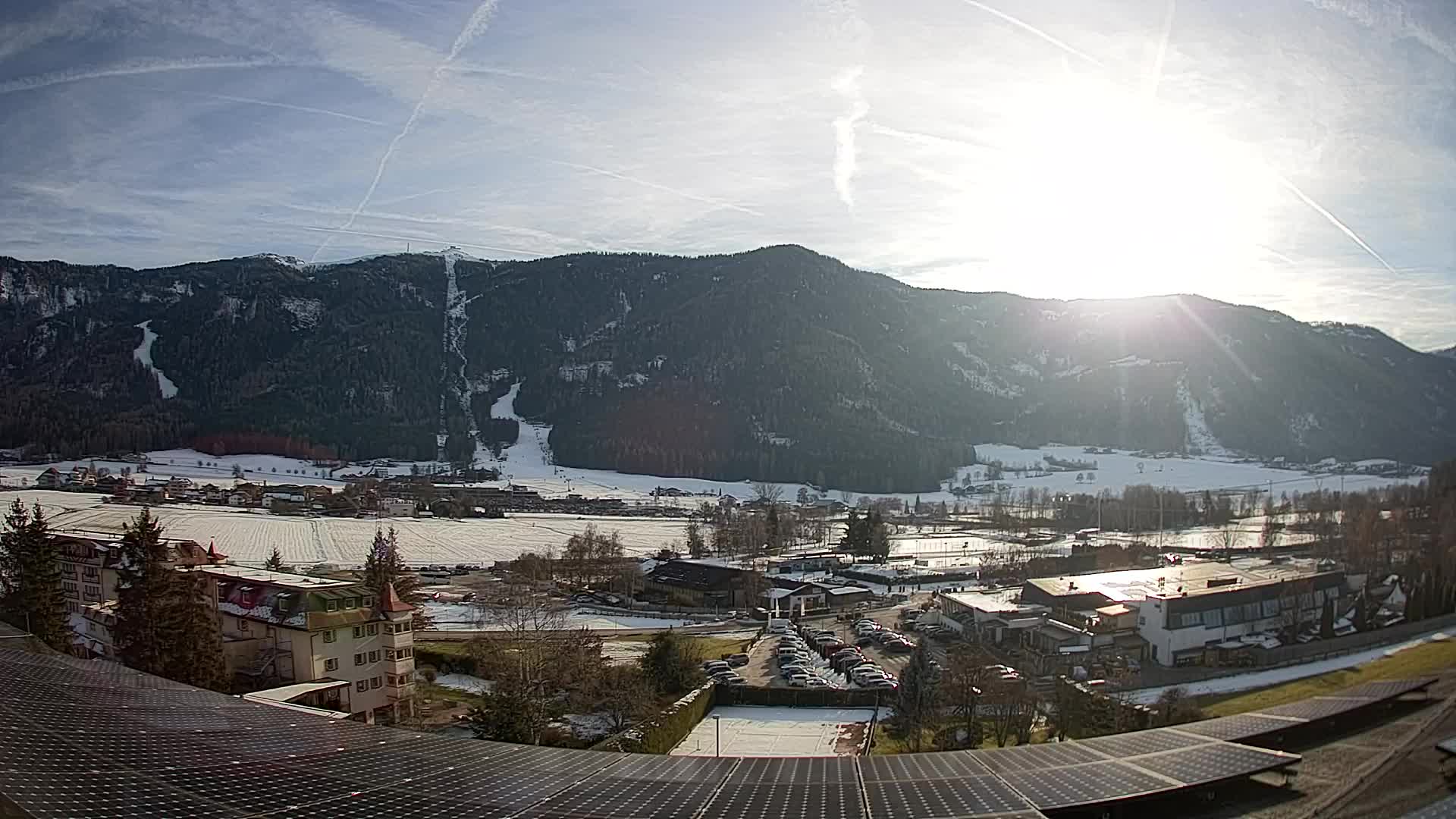 Spletna kamera Riscone | Hotel Olympia | Pogled na Kronplatz