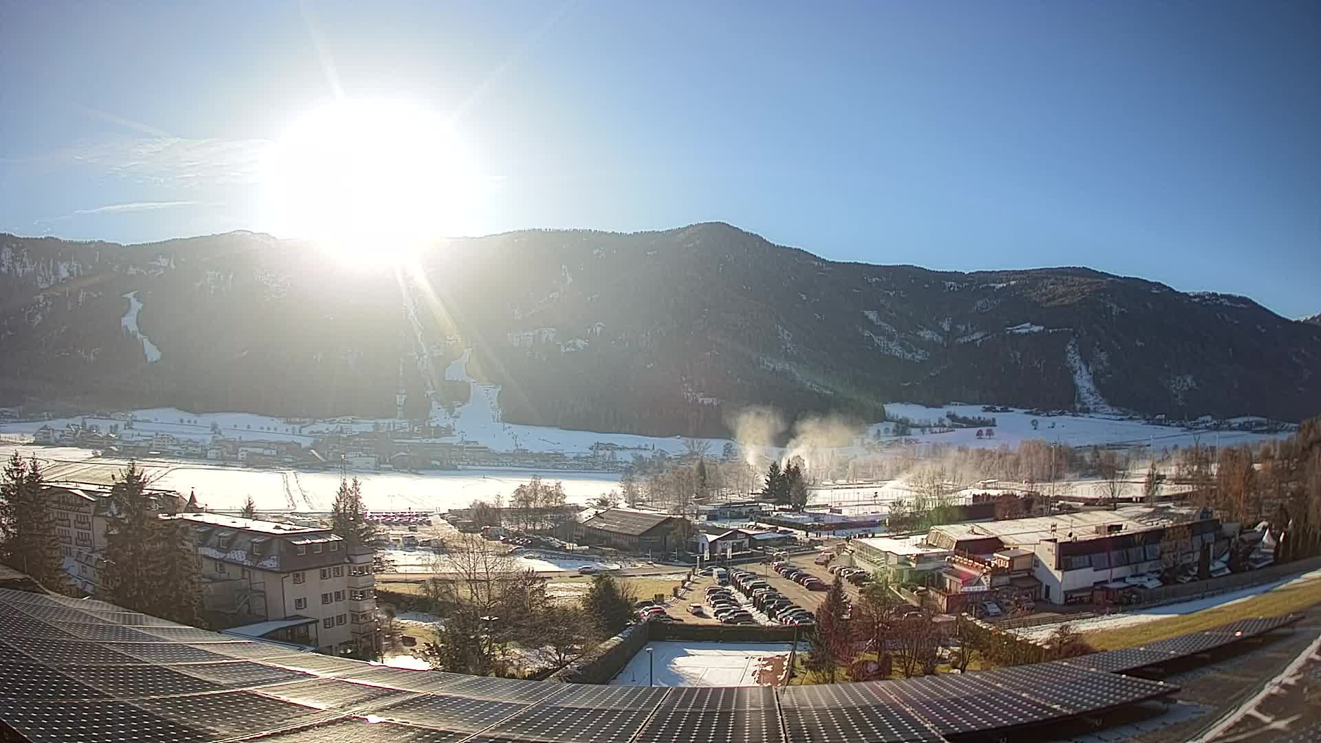 Spletna kamera Riscone | Hotel Olympia | Pogled na Kronplatz