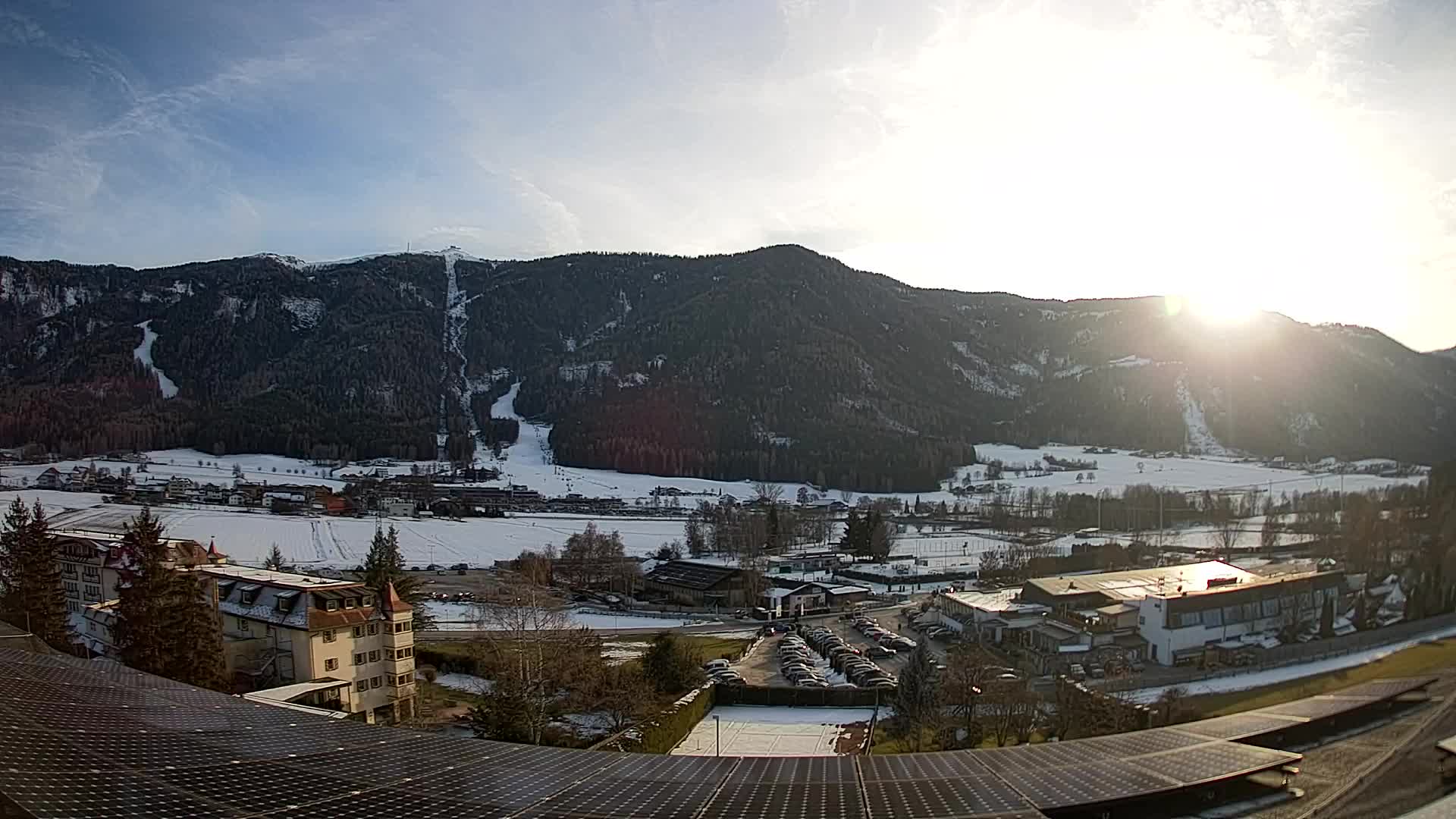 Spletna kamera Riscone | Hotel Olympia | Pogled na Kronplatz