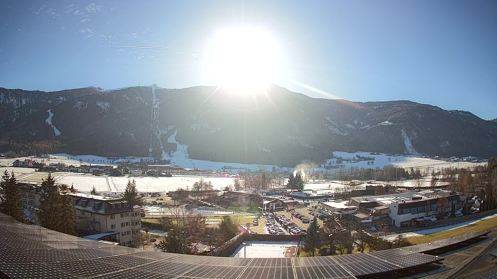 Spletna kamera Riscone | Hotel Olympia | Pogled na Kronplatz