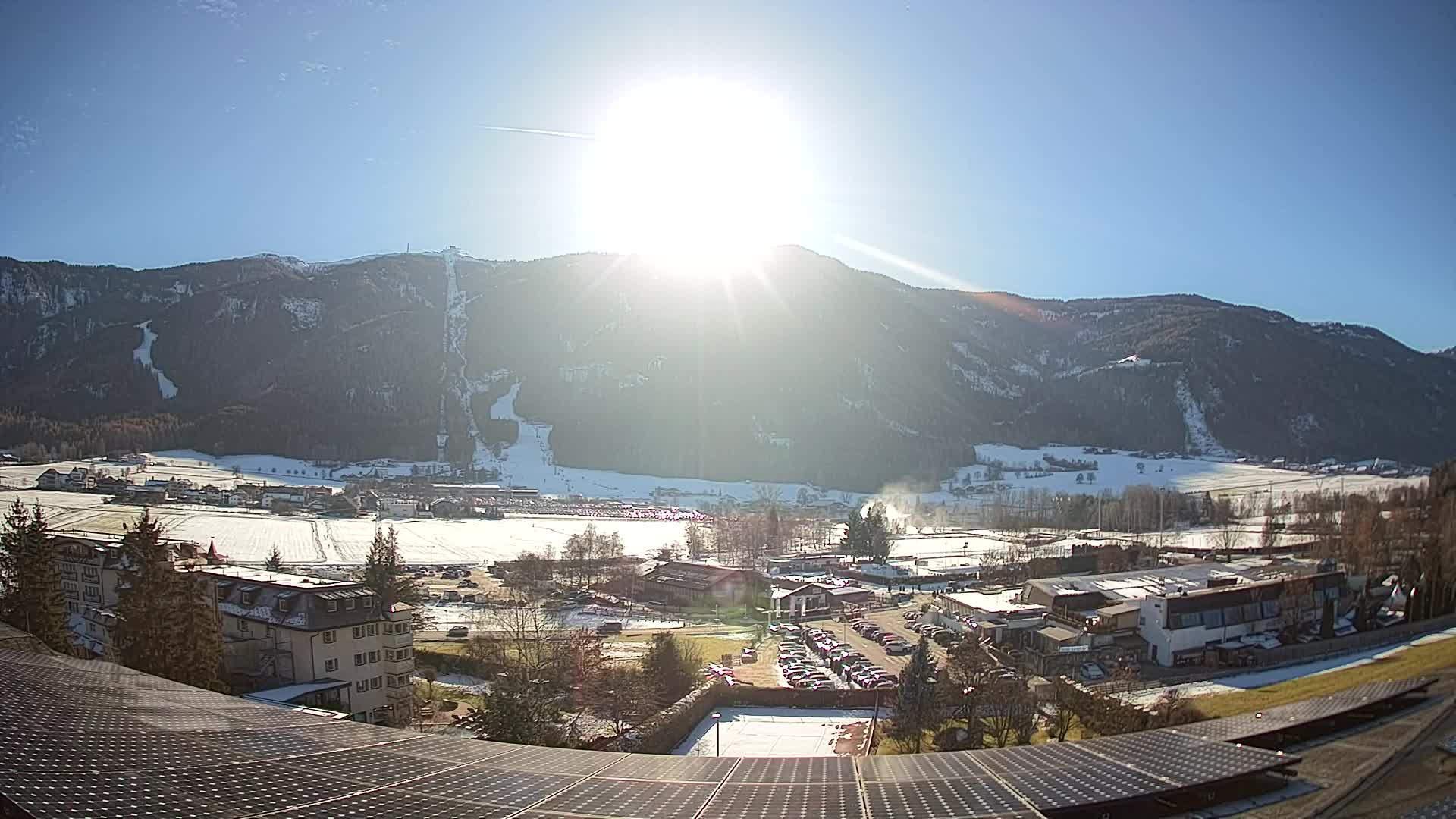 Webcam Riscone | Hotel Olympia | Vista su Plan de Corones