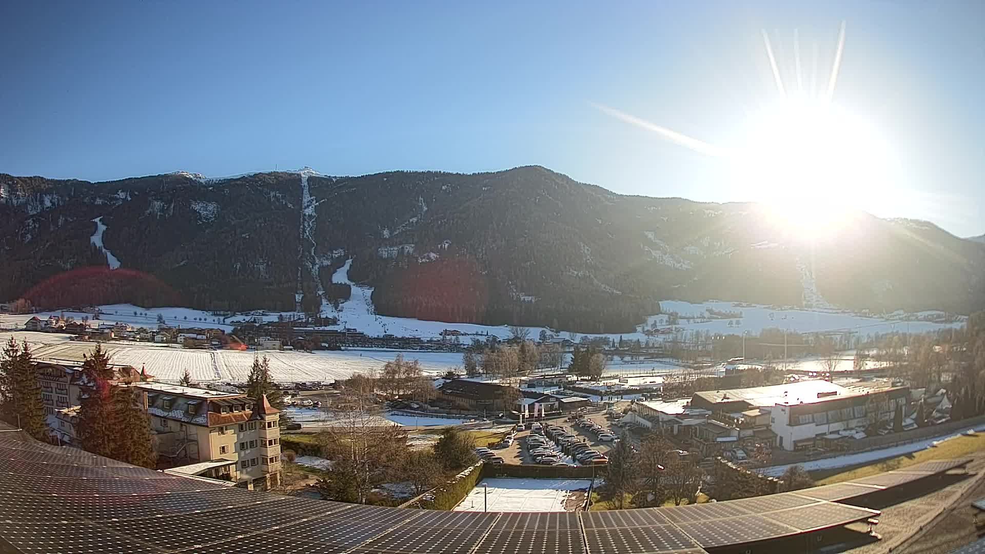 Webcam Riscone | Hotel Olympia | Vista su Plan de Corones