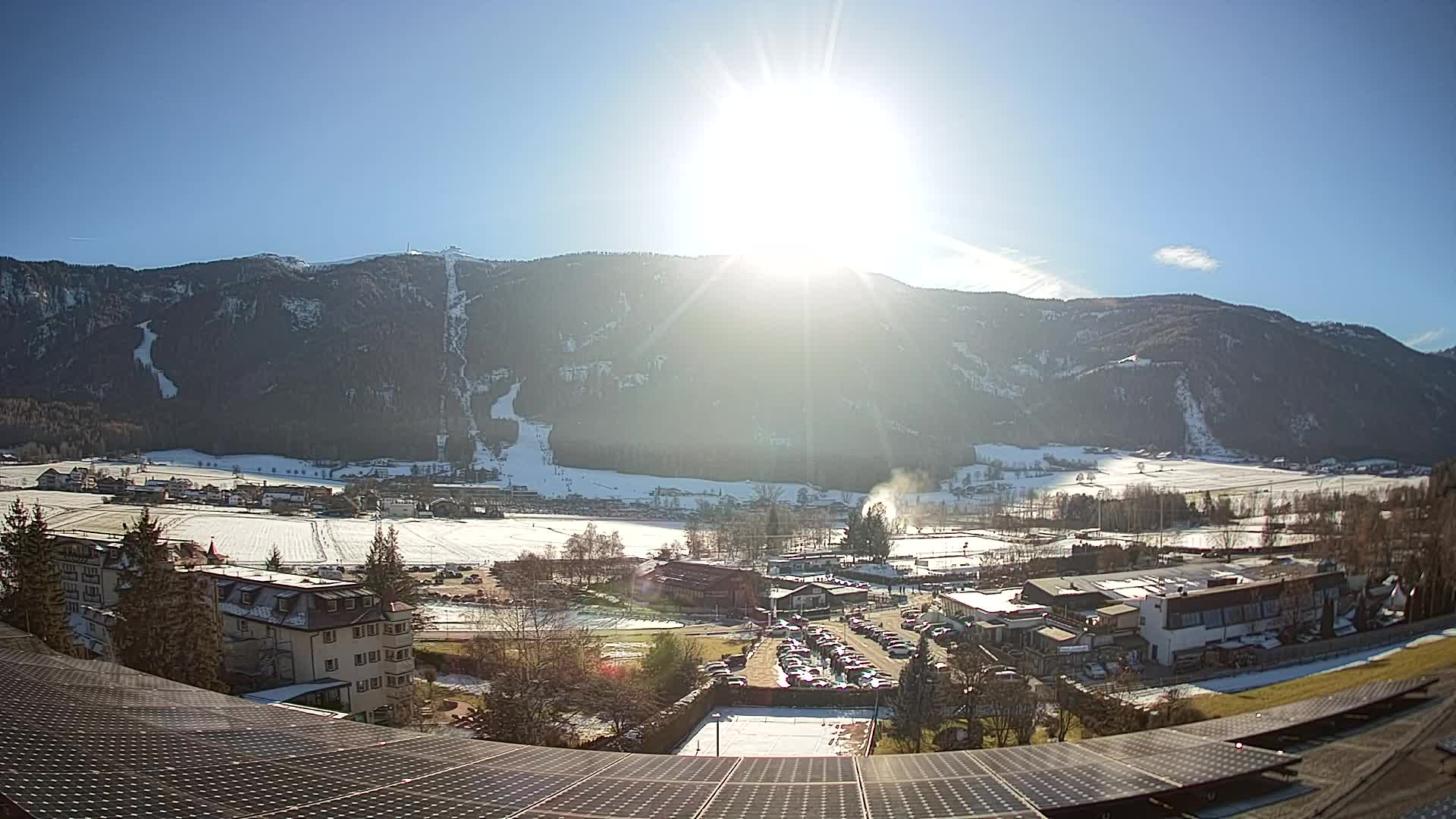 Spletna kamera Riscone | Hotel Olympia | Pogled na Kronplatz