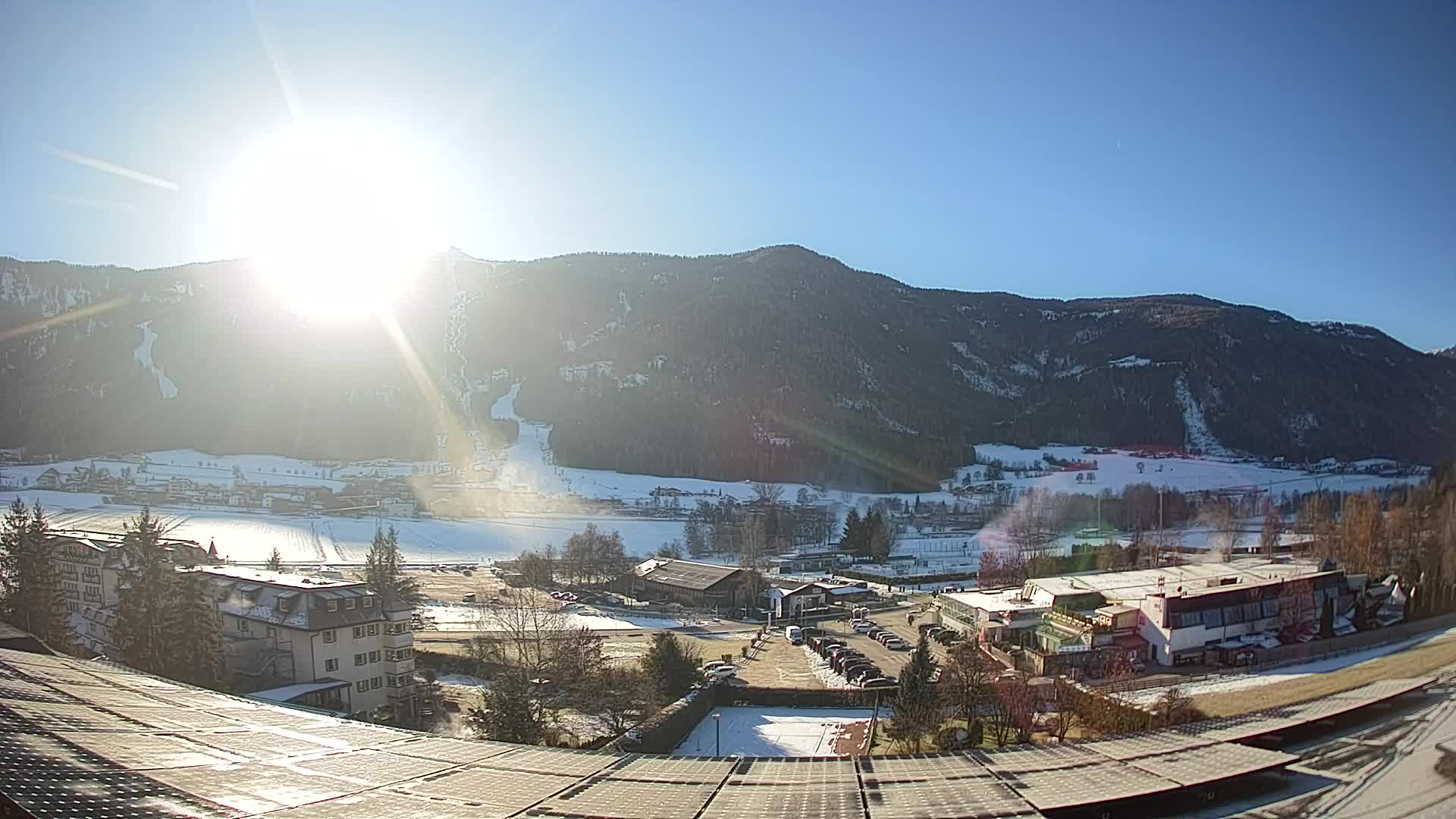 Spletna kamera Riscone | Hotel Olympia | Pogled na Kronplatz