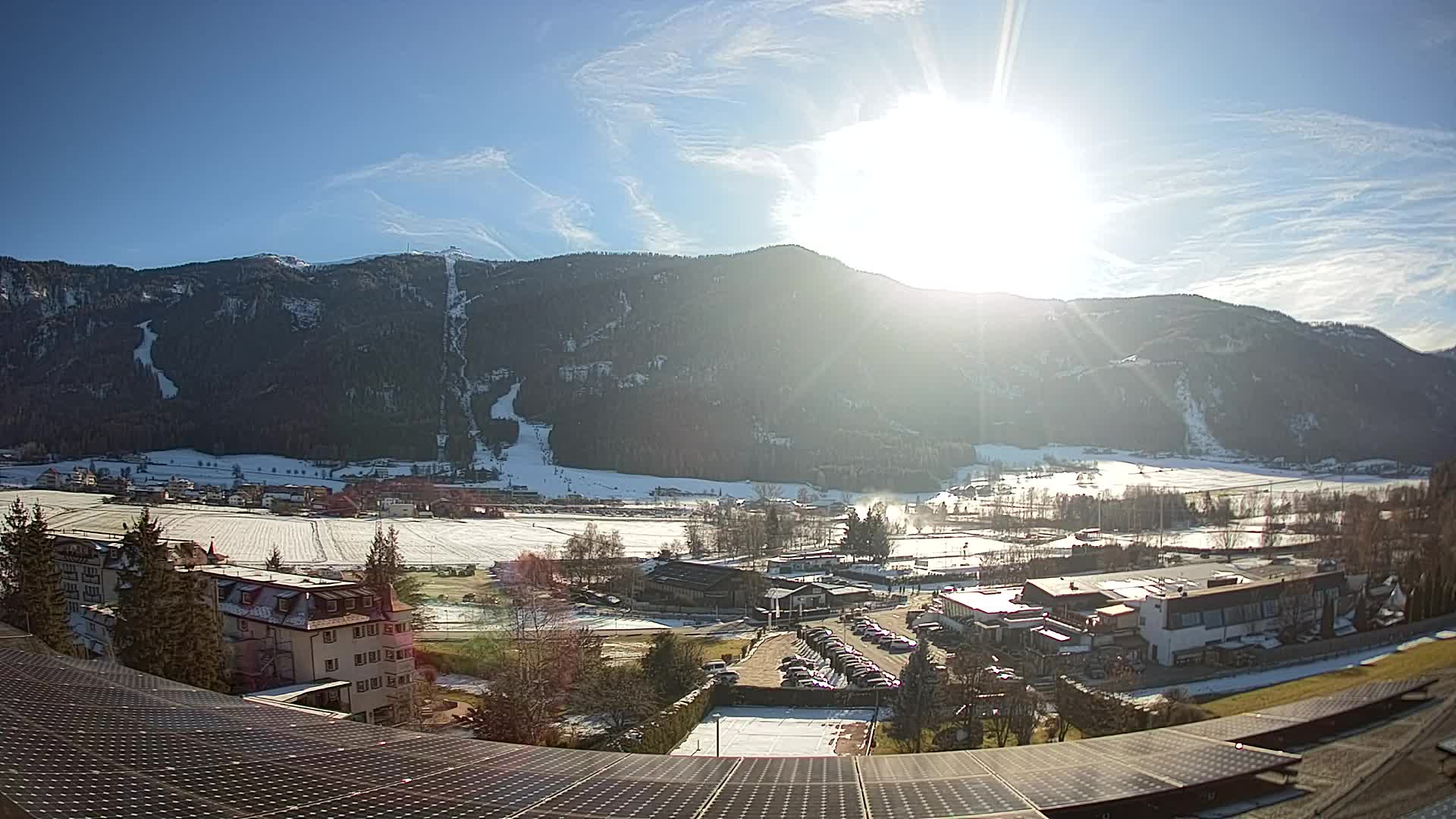 Spletna kamera Riscone | Hotel Olympia | Pogled na Kronplatz