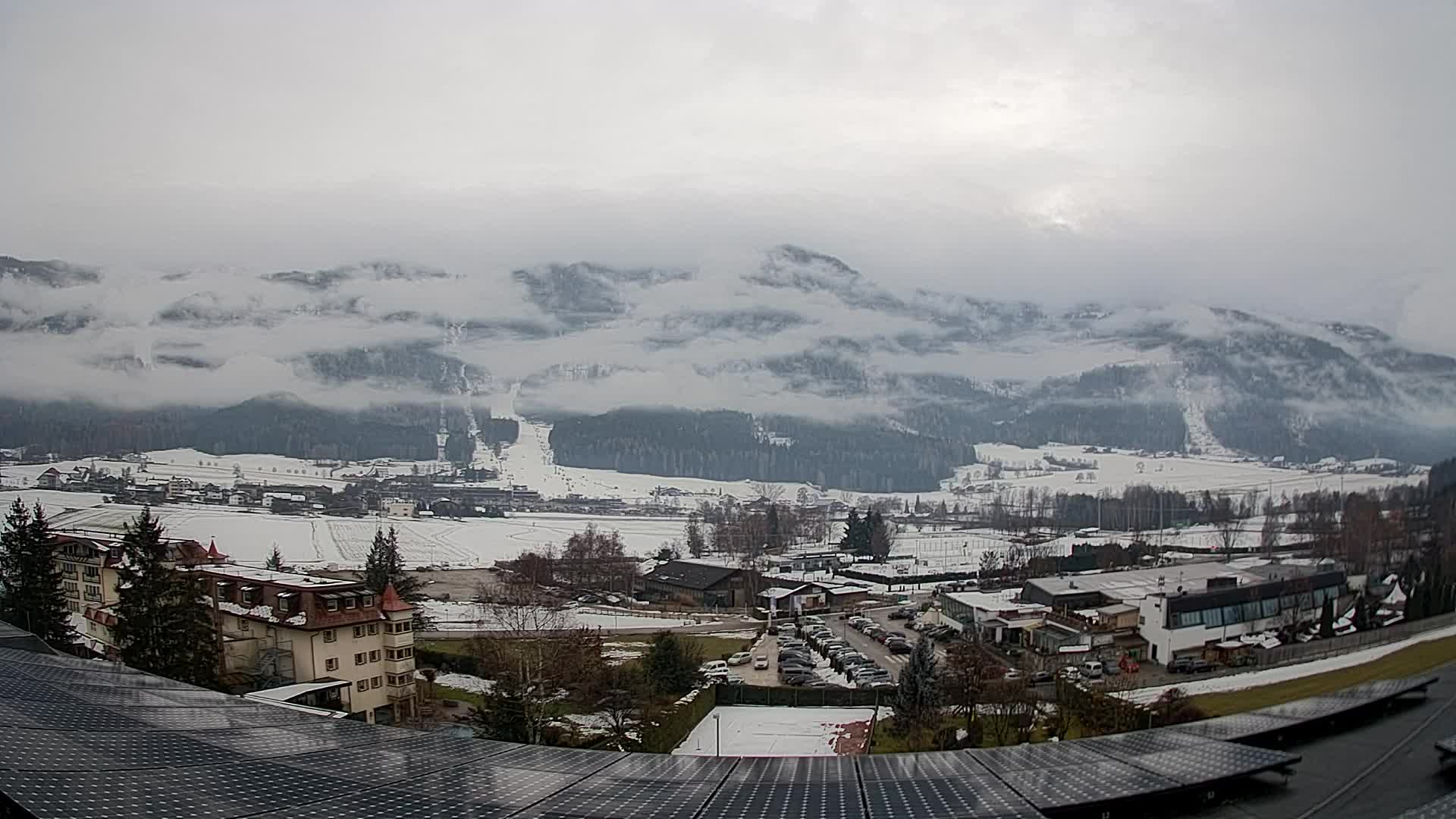 Spletna kamera Riscone | Hotel Olympia | Pogled na Kronplatz