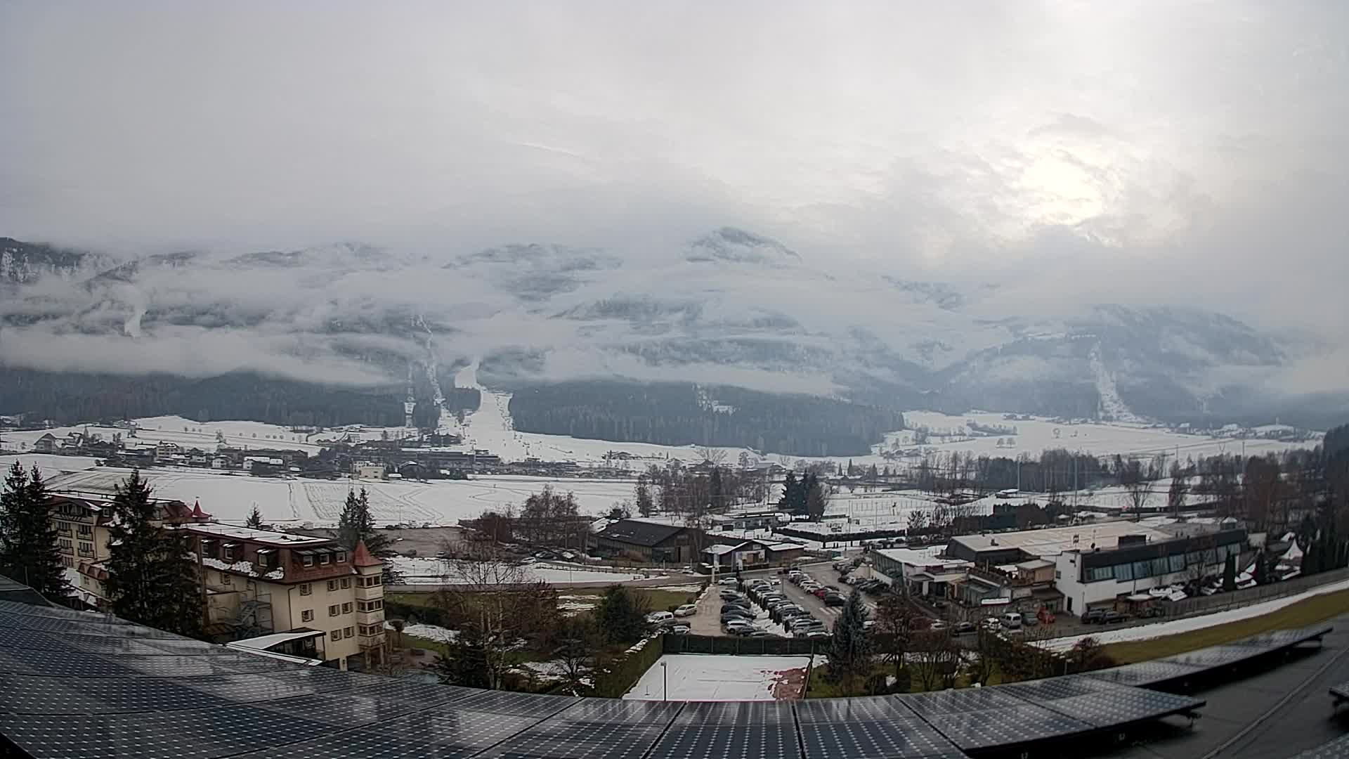Spletna kamera Riscone | Hotel Olympia | Pogled na Kronplatz