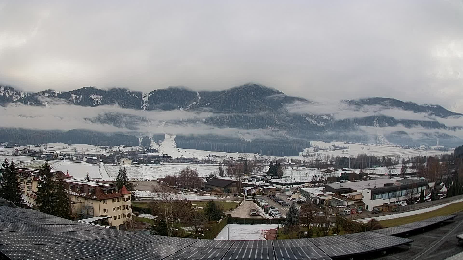 Spletna kamera Riscone | Hotel Olympia | Pogled na Kronplatz