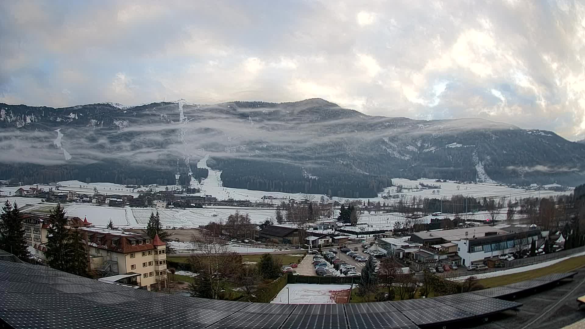 Spletna kamera Riscone | Hotel Olympia | Pogled na Kronplatz