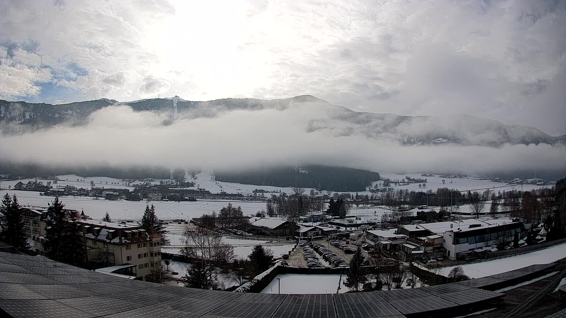 Spletna kamera Riscone | Hotel Olympia | Pogled na Kronplatz