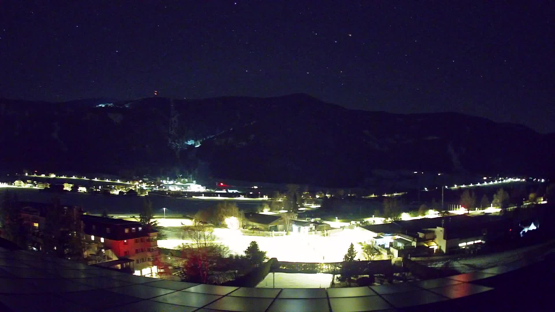 Web kamera Riscone | Hotel Olympia | Pogled na Kronplatz