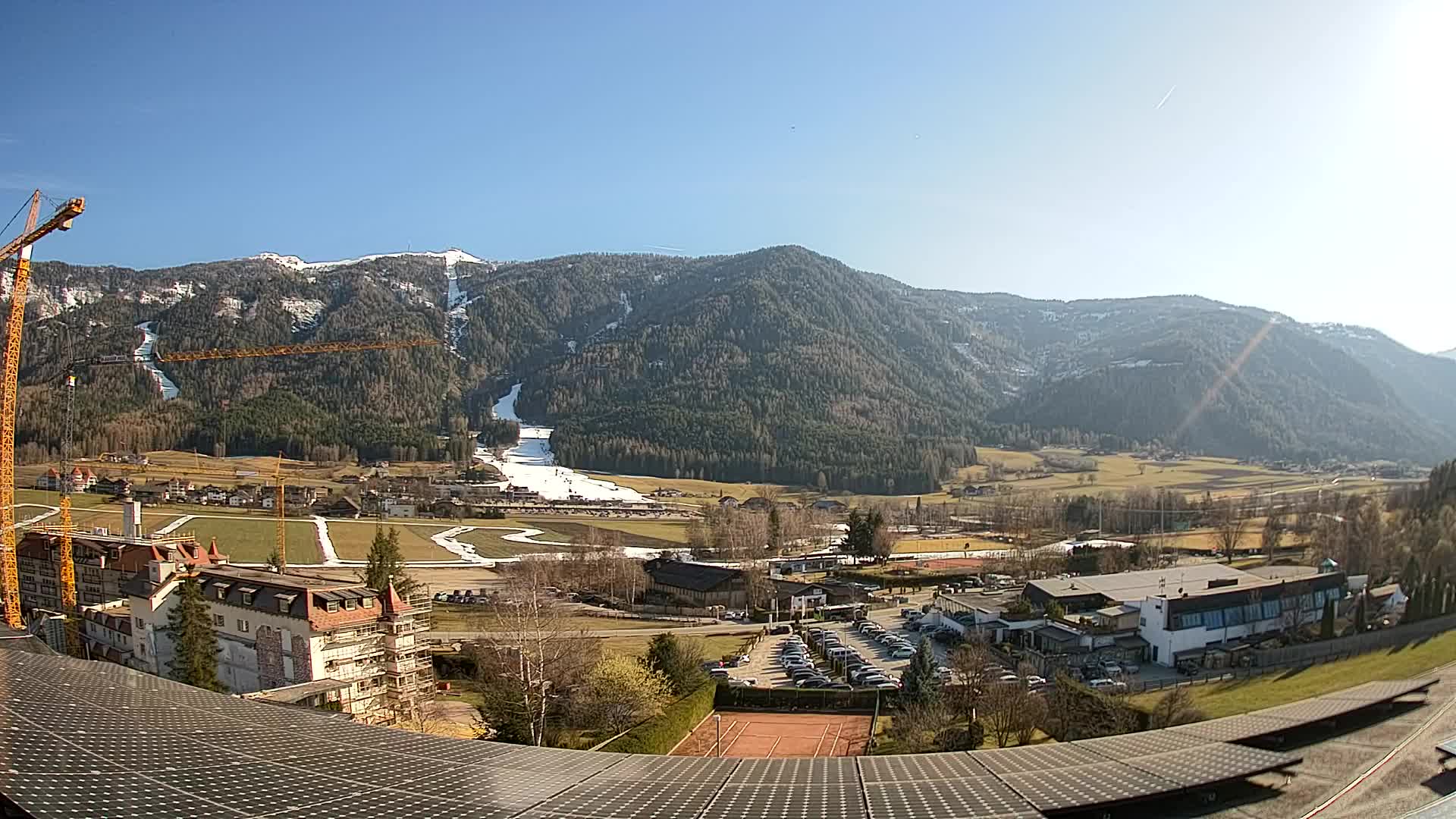 Spletna kamera Riscone | Hotel Olympia | Pogled na Kronplatz