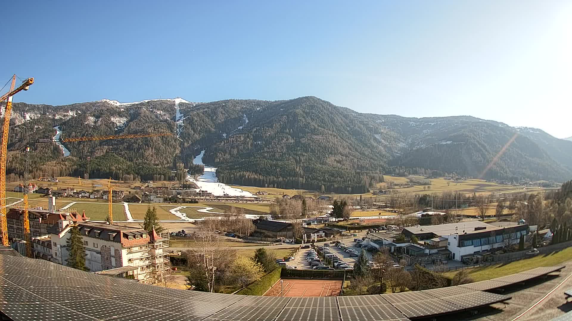 Spletna kamera Riscone | Hotel Olympia | Pogled na Kronplatz