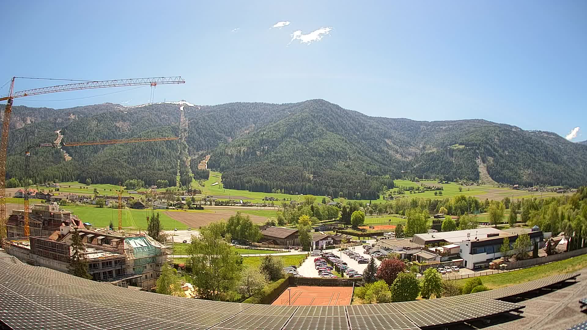 Spletna kamera Riscone | Hotel Olympia | Pogled na Kronplatz