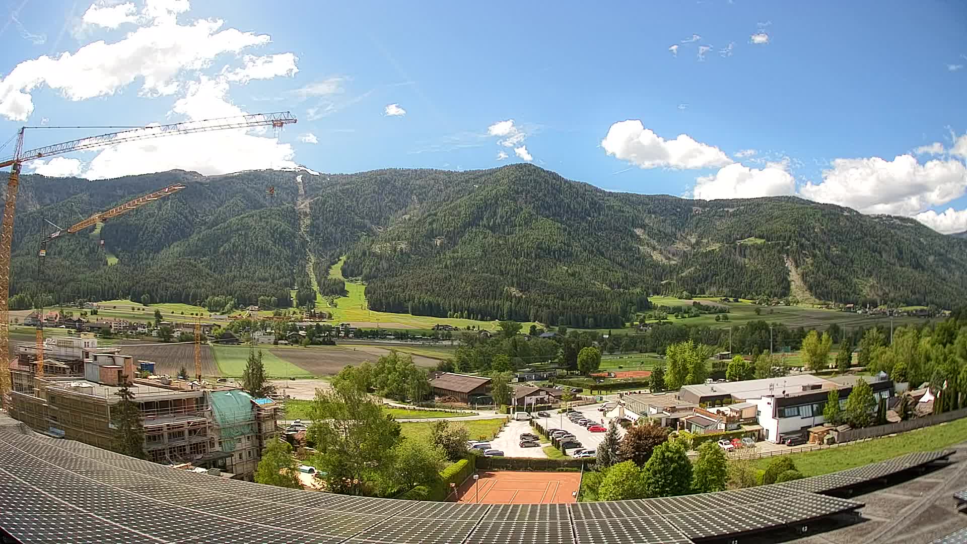 Web kamera Riscone | Hotel Olympia | Pogled na Kronplatz