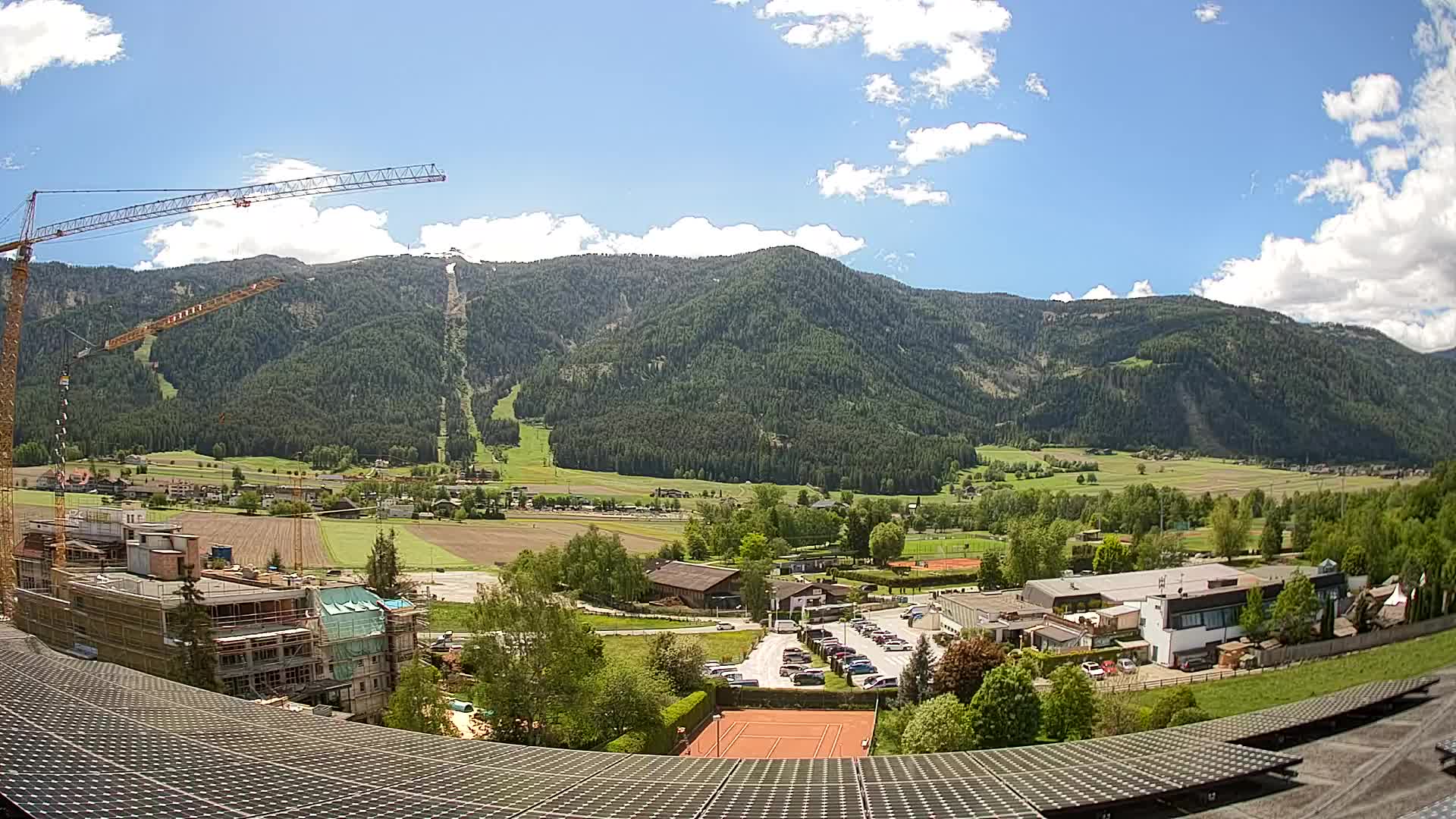 Web kamera Riscone | Hotel Olympia | Pogled na Kronplatz