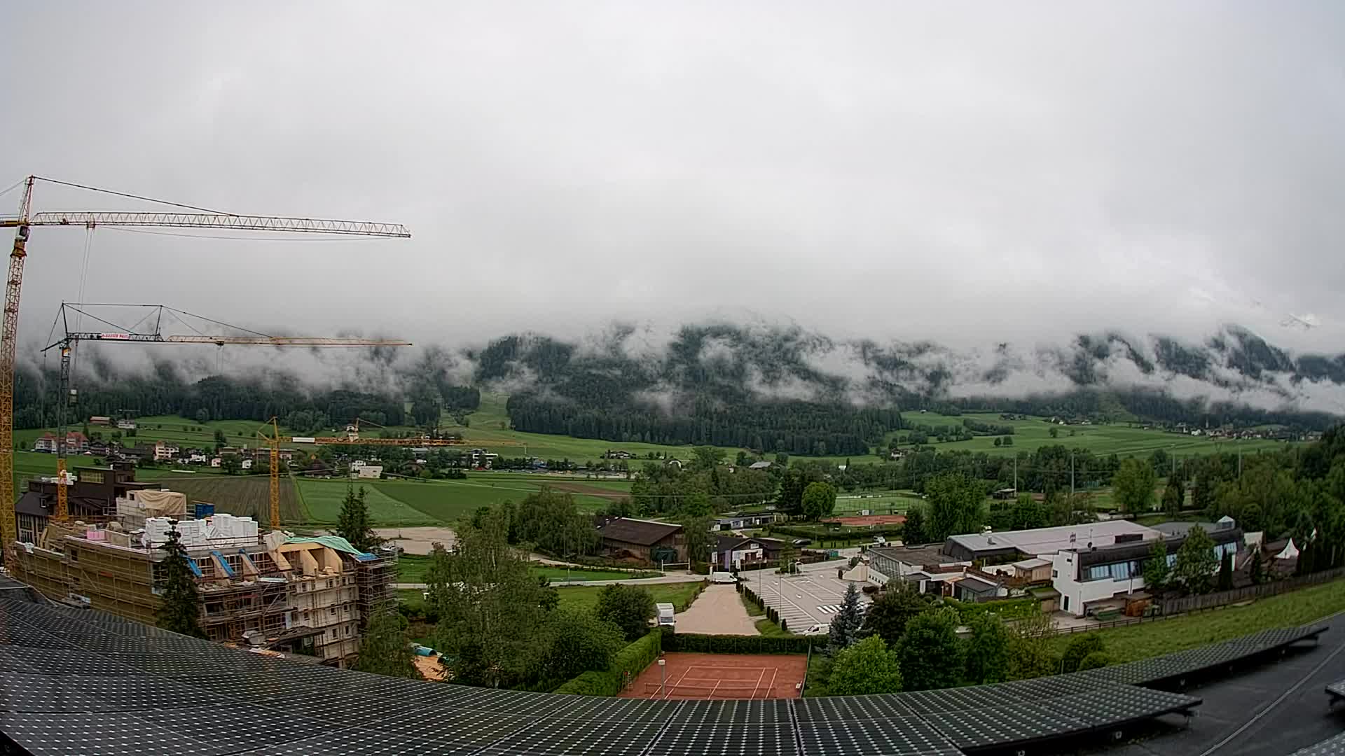 Web kamera Riscone | Hotel Olympia | Pogled na Kronplatz