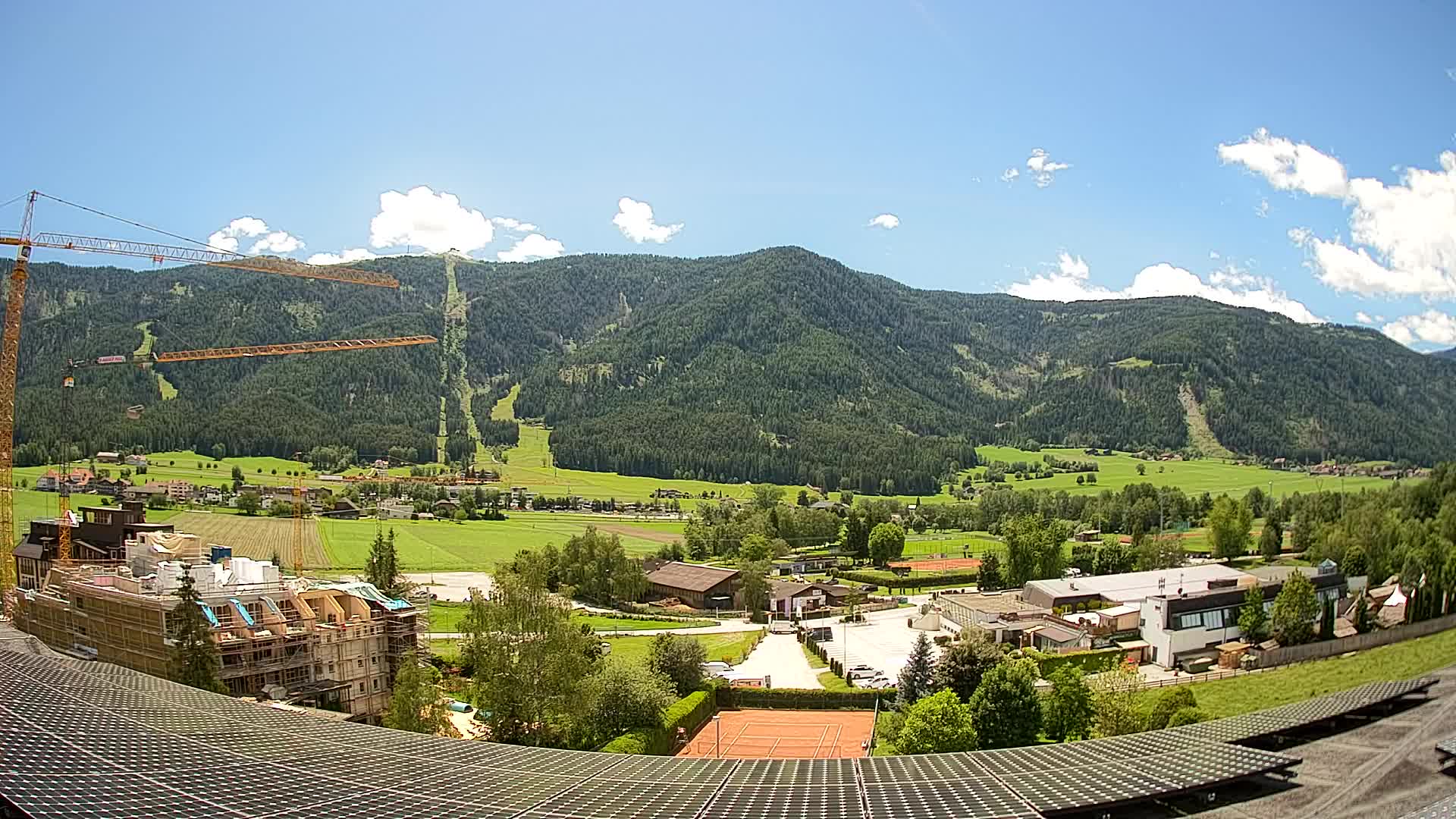 Web kamera Riscone | Hotel Olympia | Pogled na Kronplatz