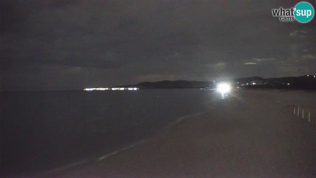 Spletna kamera v živo Plaža La Caletta – Budoni – Sardinija – Italija