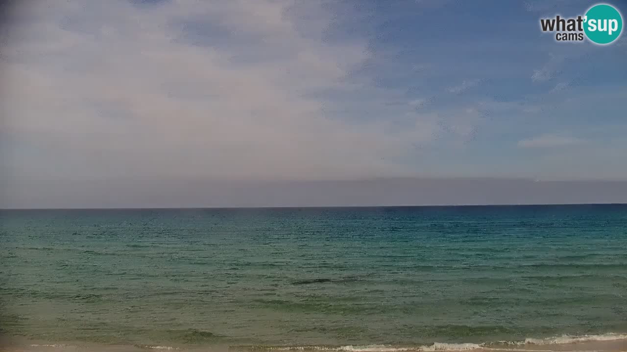 Spletna kamera v živo Plaža La Caletta – Budoni – Sardinija – Italija