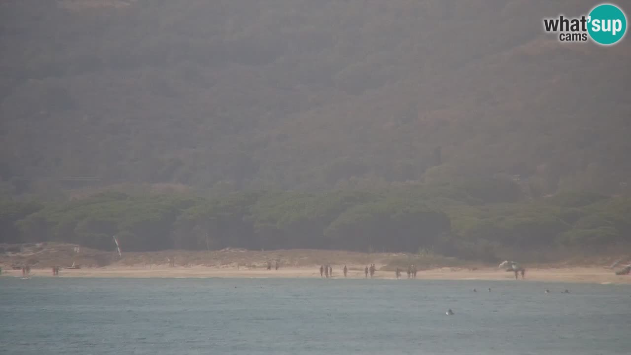 Spletna kamera v živo Plaža La Caletta – Budoni – Sardinija – Italija