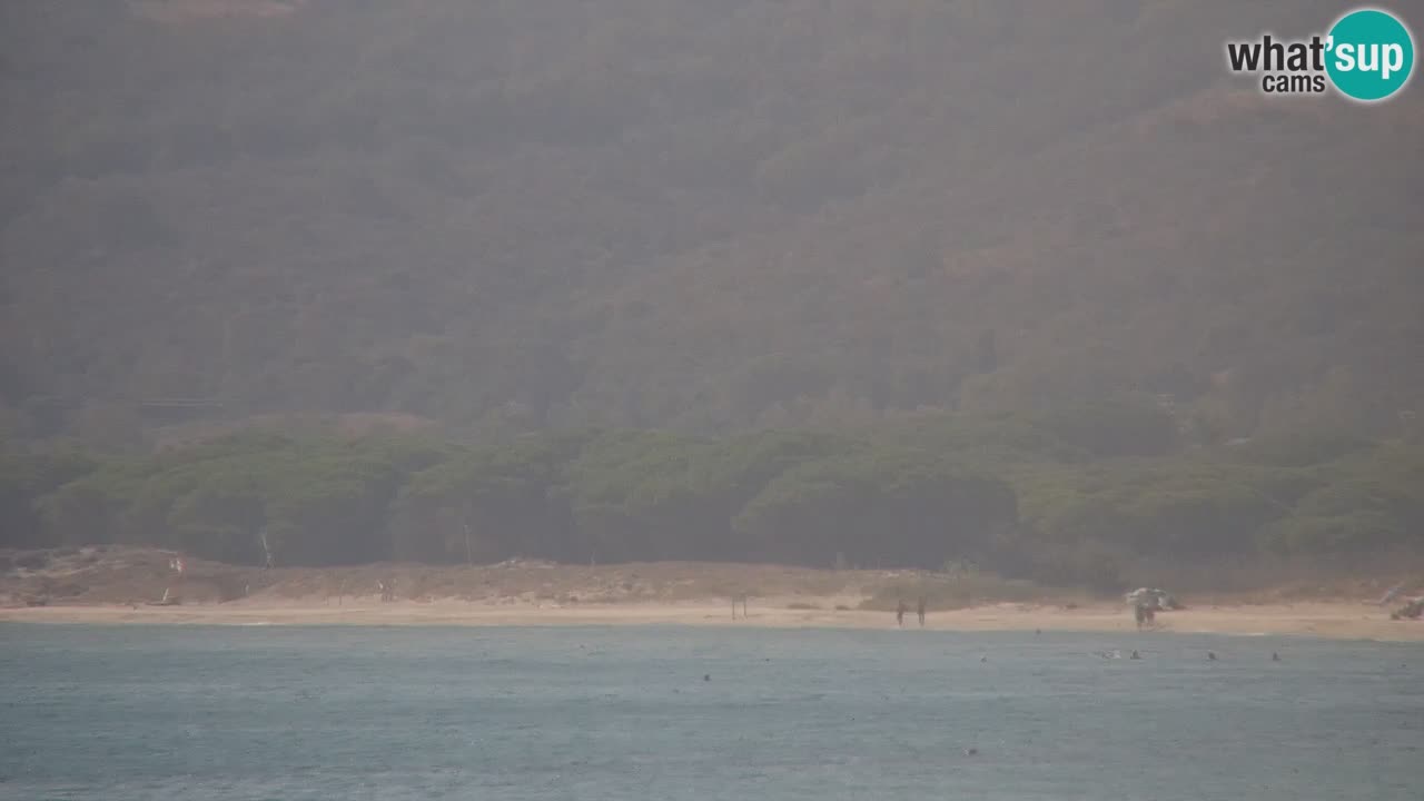 Spletna kamera v živo Plaža La Caletta – Budoni – Sardinija – Italija